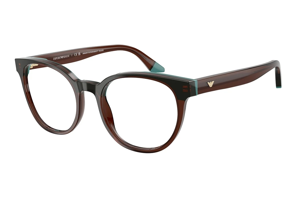 Emporio Armani EA3274 6318 Transparent Brown/Teal Emporio Armani EA3274 6318 Transparent Brown/Teal