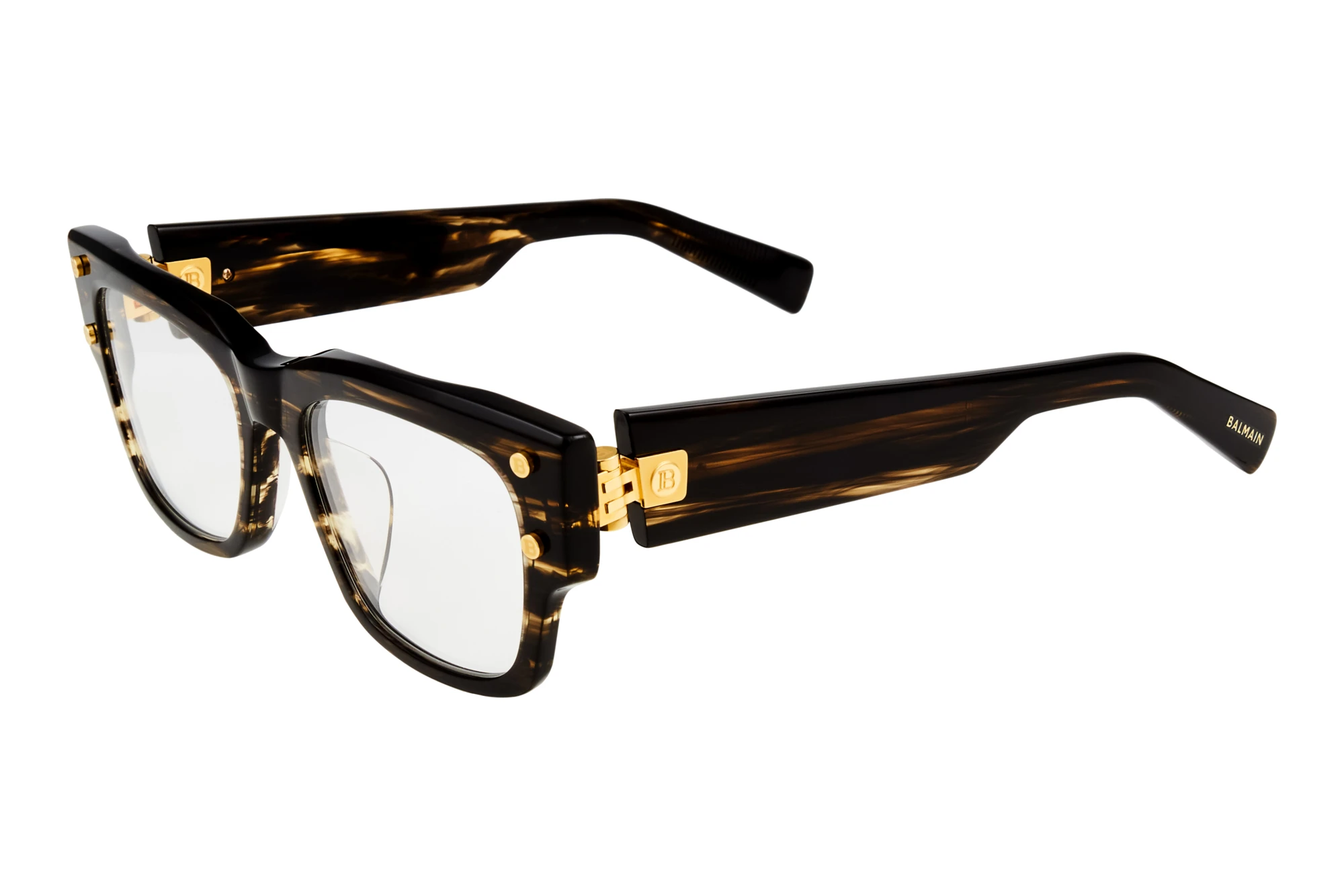 Balmain Paris BPX-118 B-AF Dark Brown Swirl - Gold Balmain Paris BPX-118 B-AF Dark Brown Swirl - Gold