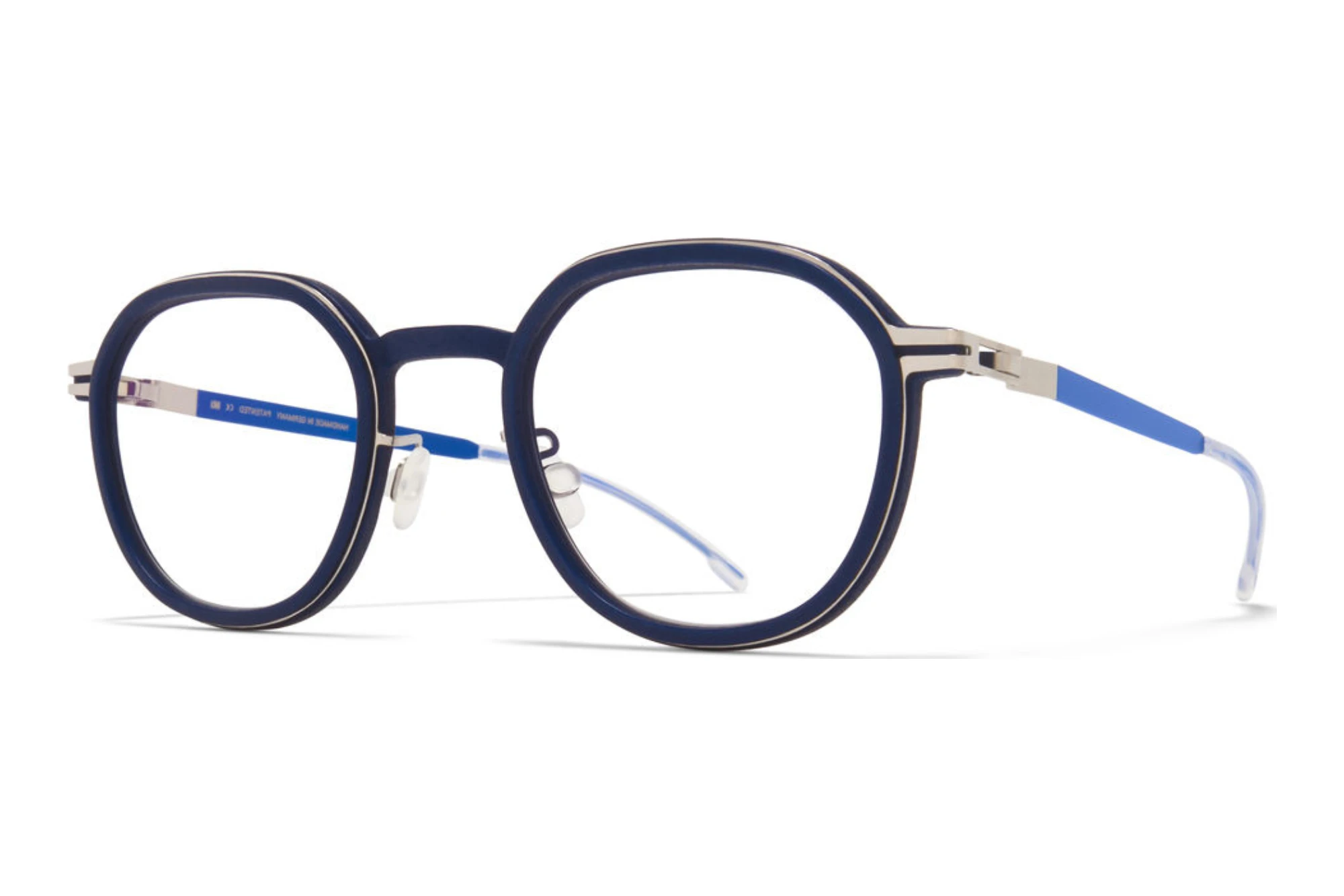 MYKITA BIRCH RX 628 MHL3-Navy/Shiny Silver/Yale Bl MYKITA BIRCH RX 628 MHL3-Navy/Shiny Silver/Yale Bl