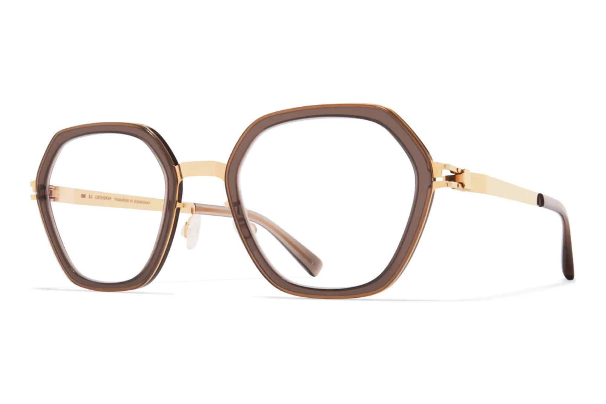 MYKITA SOLENE RX 653 A83-Champagne Gold/Clear Ash MYKITA SOLENE RX 653 A83-Champagne Gold/Clear Ash