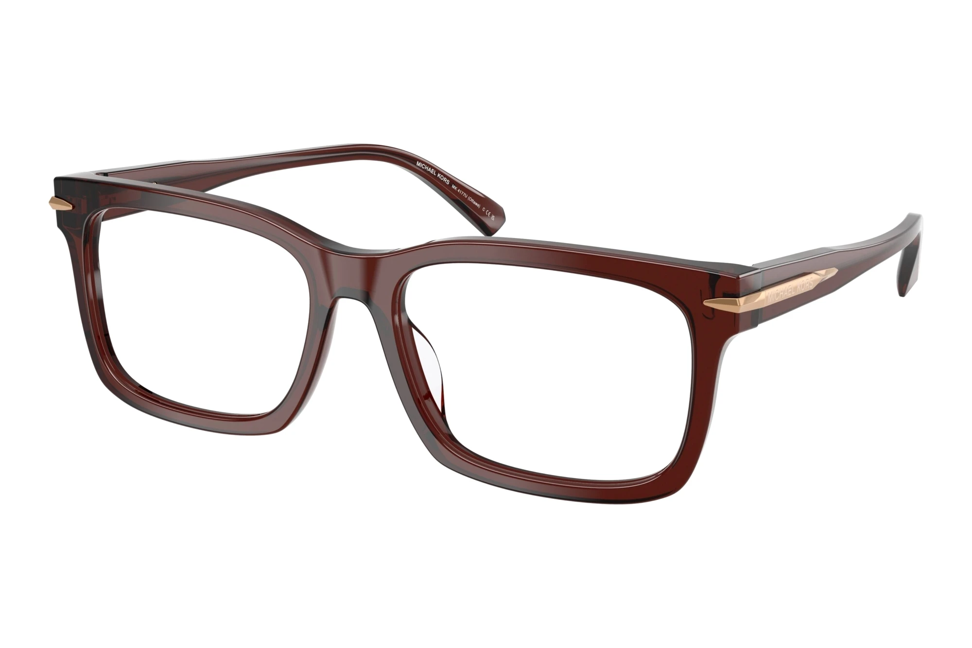 Michael Kors MK4177U 3401 Brown Transparent Michael Kors MK4177U 3401 Brown Transparent