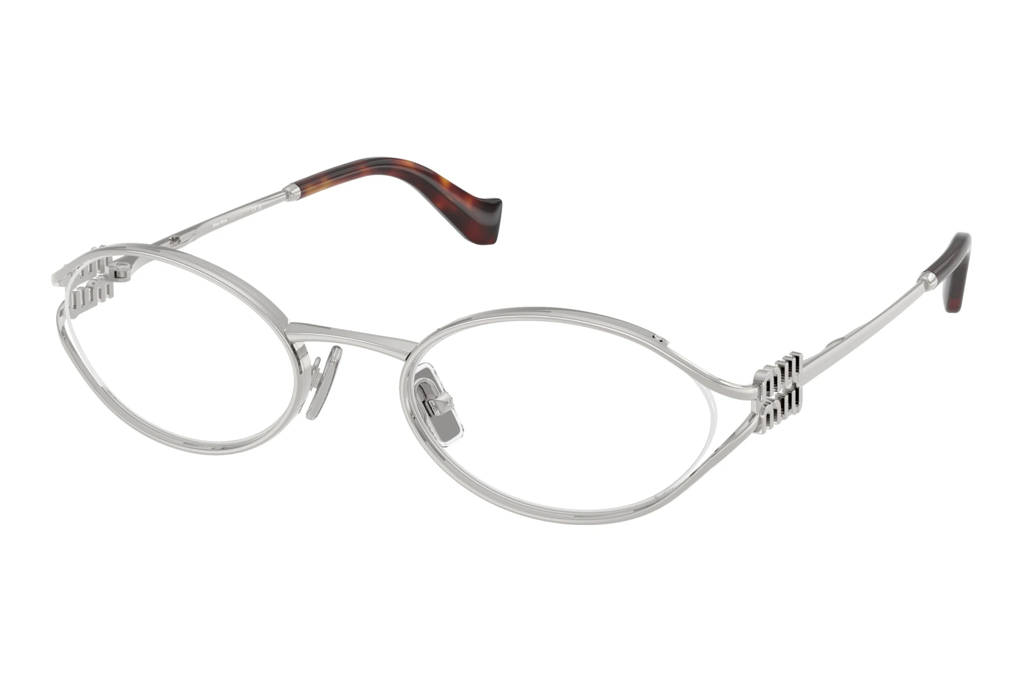 Miu Miu MU 53ZV 1BC1O1 Silver Miu Miu MU 53ZV 1BC1O1 Silver