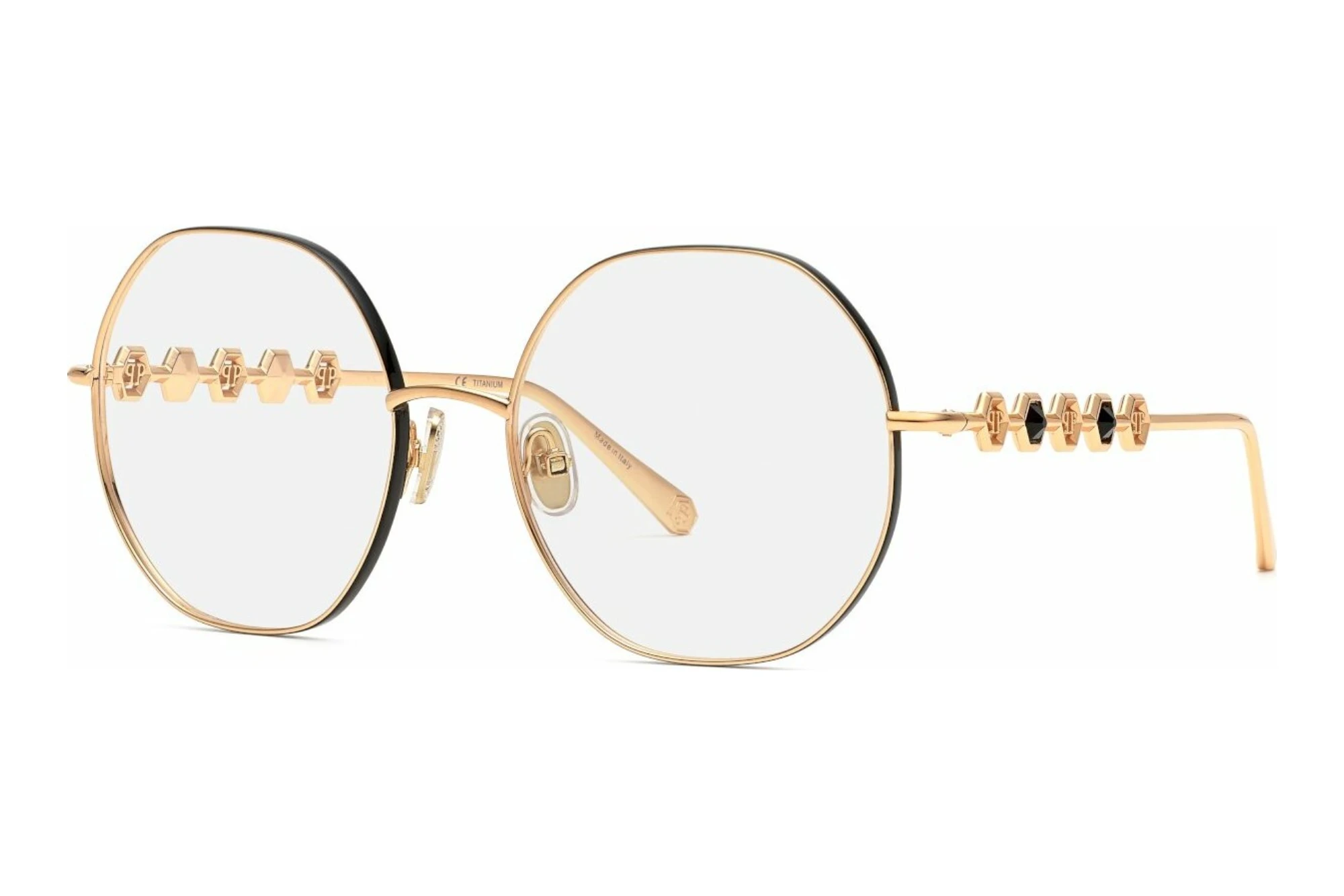 Philipp Plein VPP070S 02AM SHINY COPPER GOLD WITH COLOURED PARTS Philipp Plein VPP070S 02AM SHINY COPPER GOLD WITH COLOURED PARTS