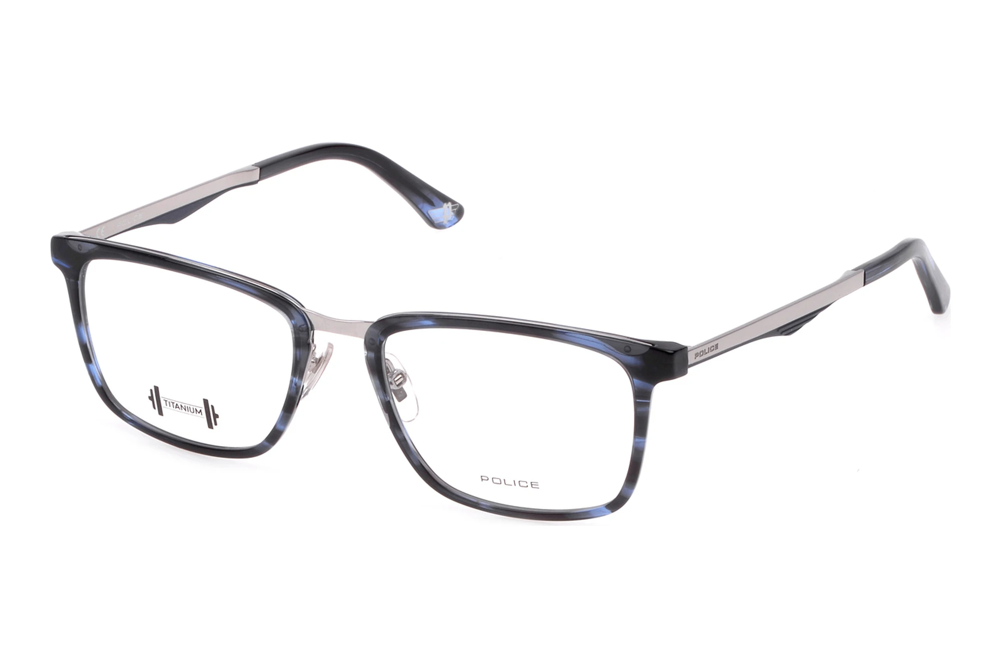 Police VPL684 9N4M BLU STRIATO LUCIDO Police VPL684 9N4M BLU STRIATO LUCIDO