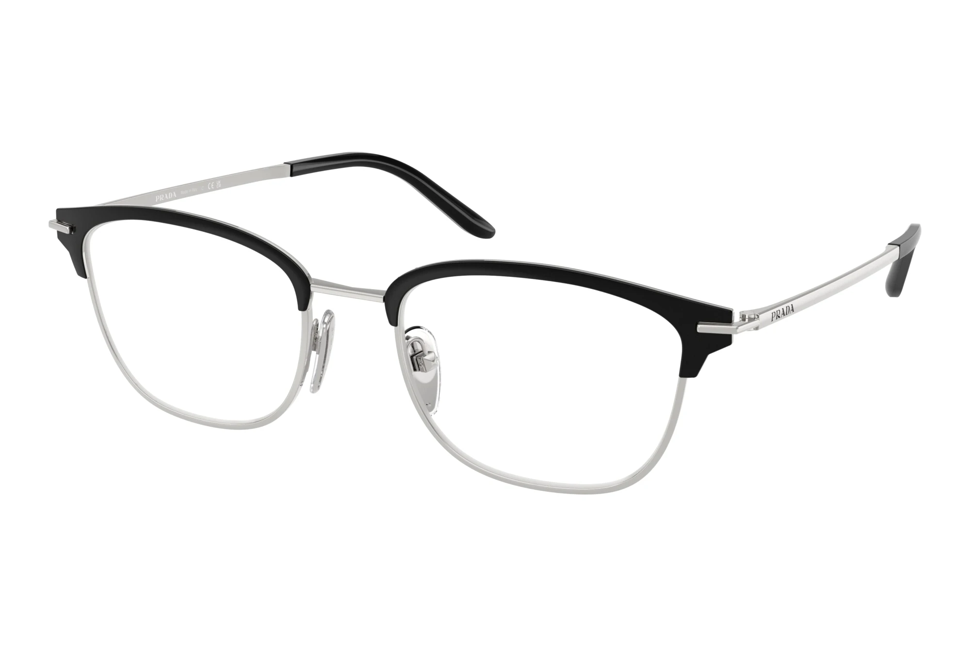 Prada PR D54V TZM1O1 Black/Silver Prada PR D54V TZM1O1 Black/Silver