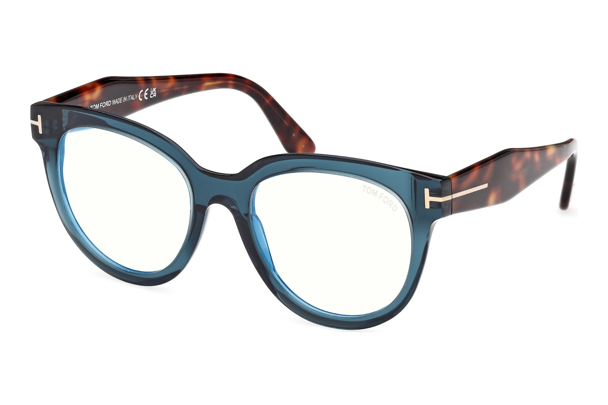 Tom Ford FT5987-B 092 Glänzend Hellblau Tom Ford FT5987-B 092 Glänzend Hellblau