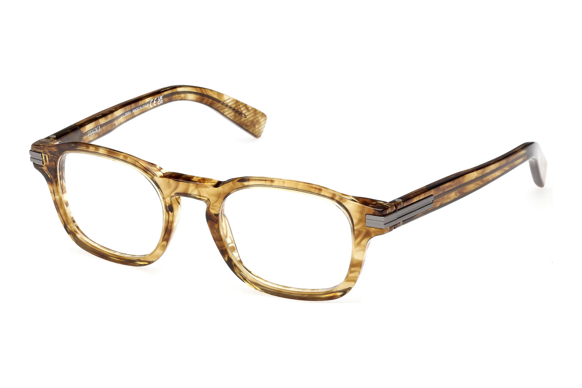 Zegna EZ5293 047 Hellbraun/Gestreift Zegna EZ5293 047 Hellbraun/Gestreift