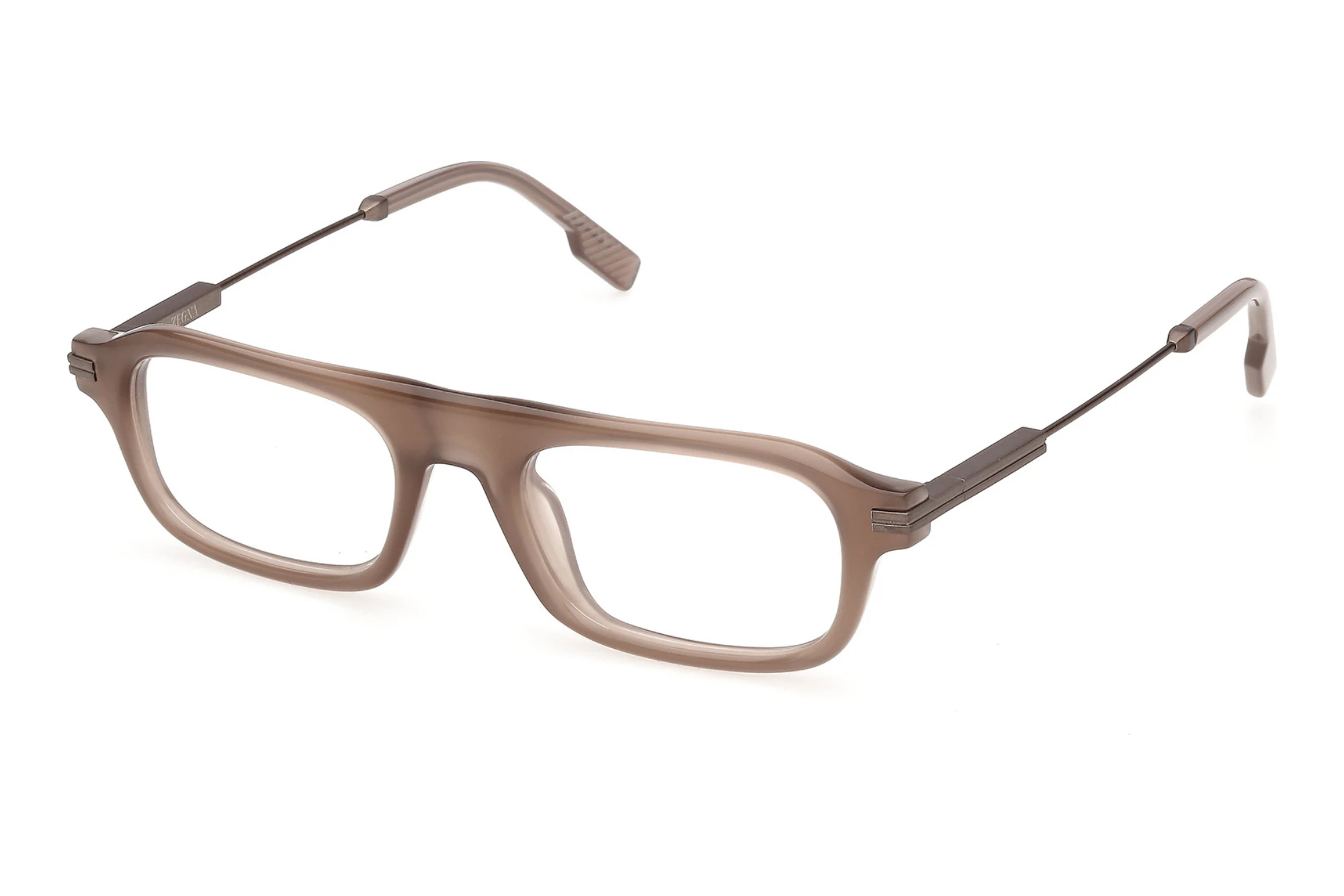 Zegna EZ5361 045 Glänzend Hellbraun Zegna EZ5361 045 Glänzend Hellbraun