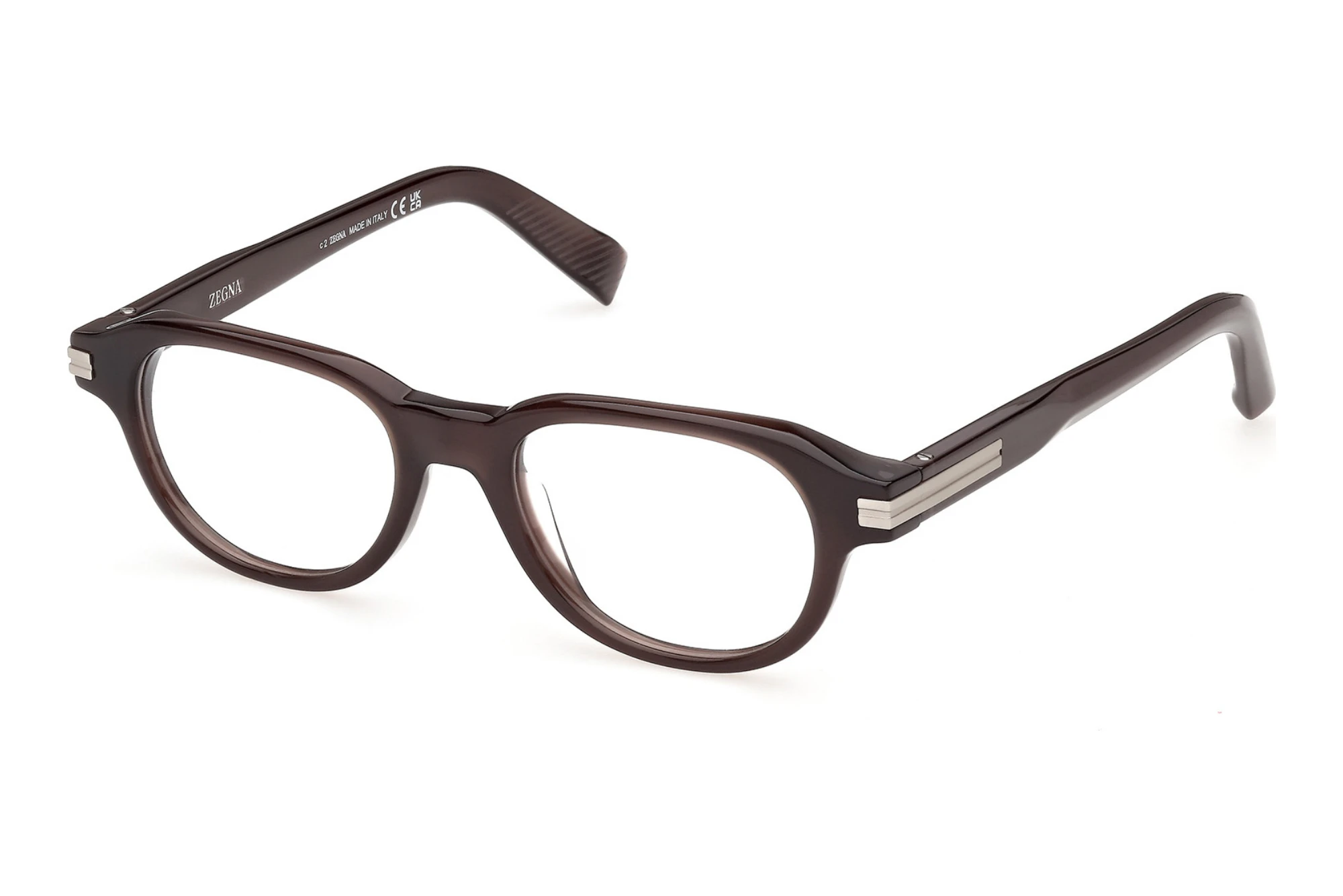 Zegna EZ5362 048 Glänzend Dunkelbraun Zegna EZ5362 048 Glänzend Dunkelbraun