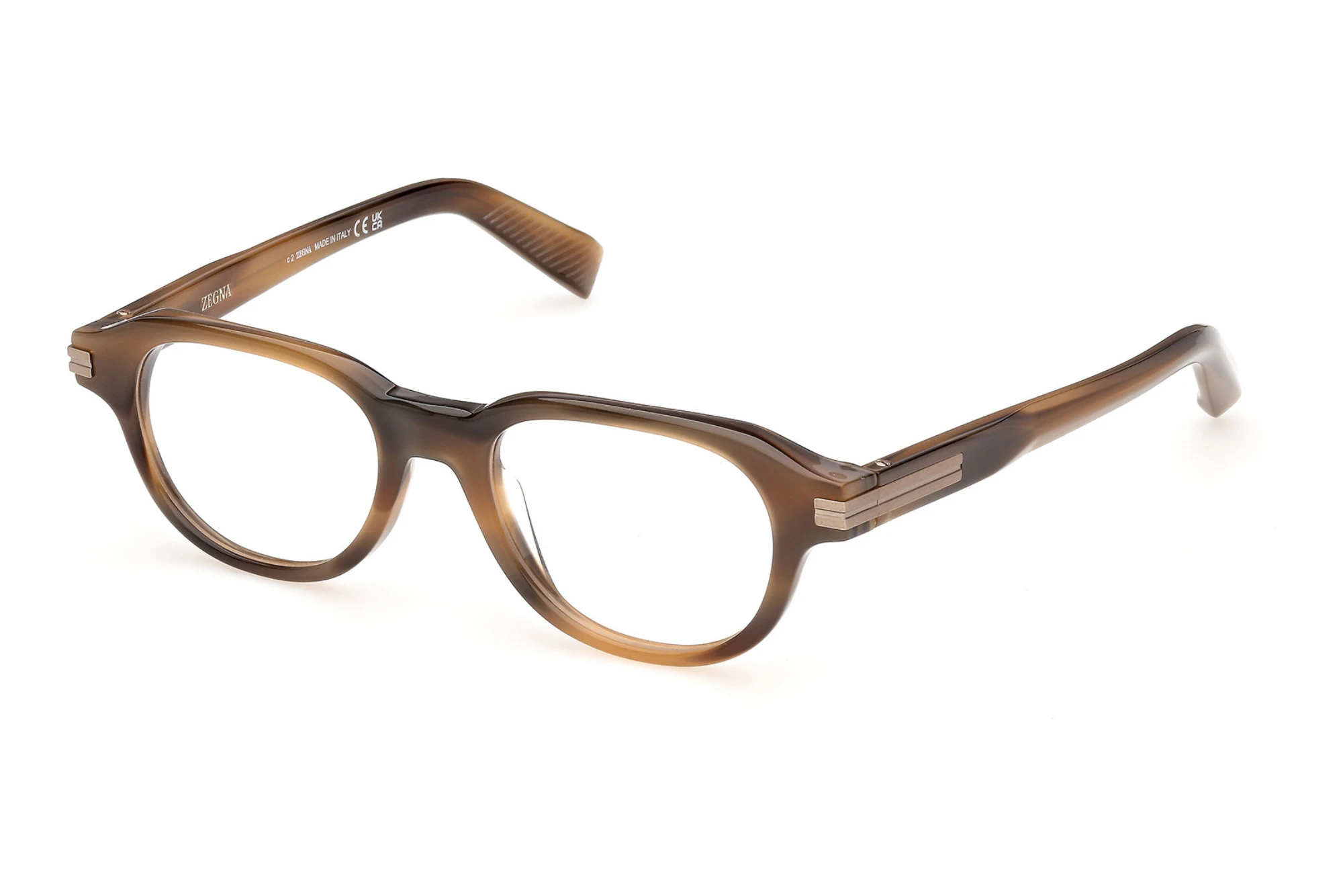 Zegna EZ5362 050 Hellbraun/Gestreift Zegna EZ5362 050 Hellbraun/Gestreift