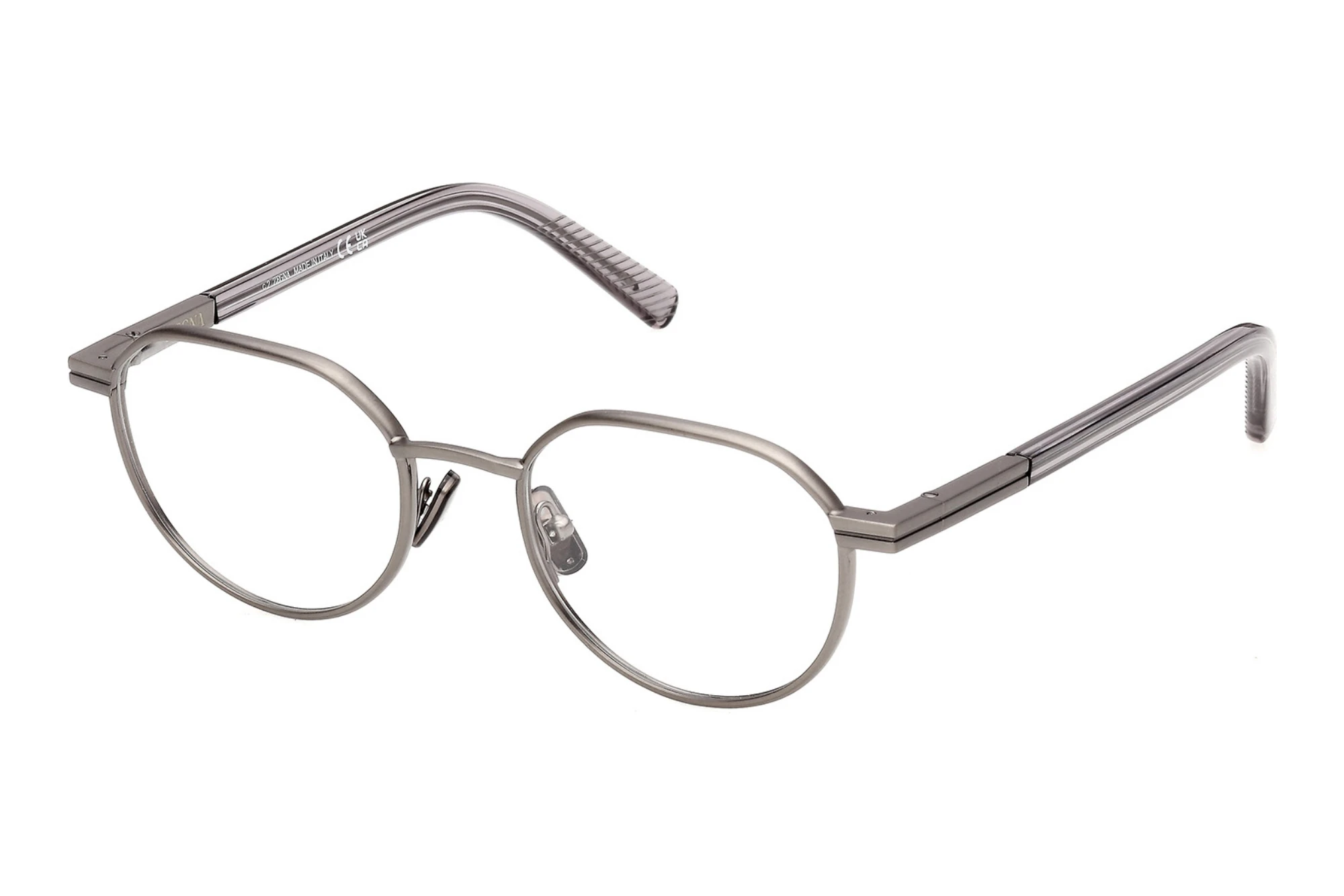Zegna EZ5368 013 Matt Dunkel Ruthenium Zegna EZ5368 013 Matt Dunkel Ruthenium