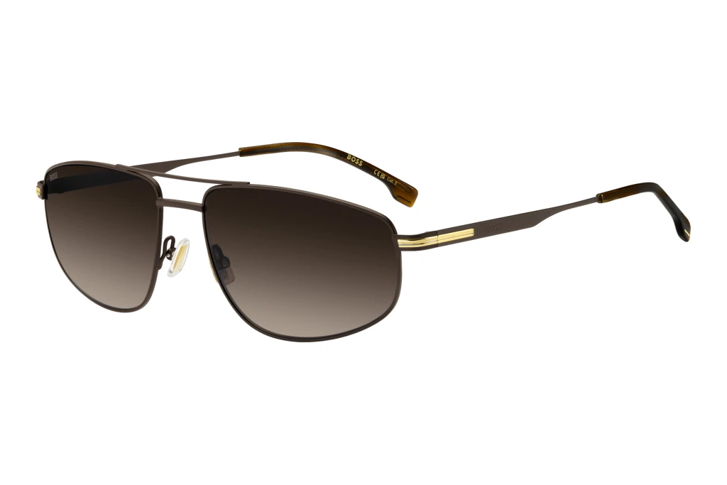 Boss BOSS 1887/S FG4/HA BROWN SHADEDBROWN GOLD Boss BOSS 1887/S FG4/HA BROWN SHADEDBROWN GOLD