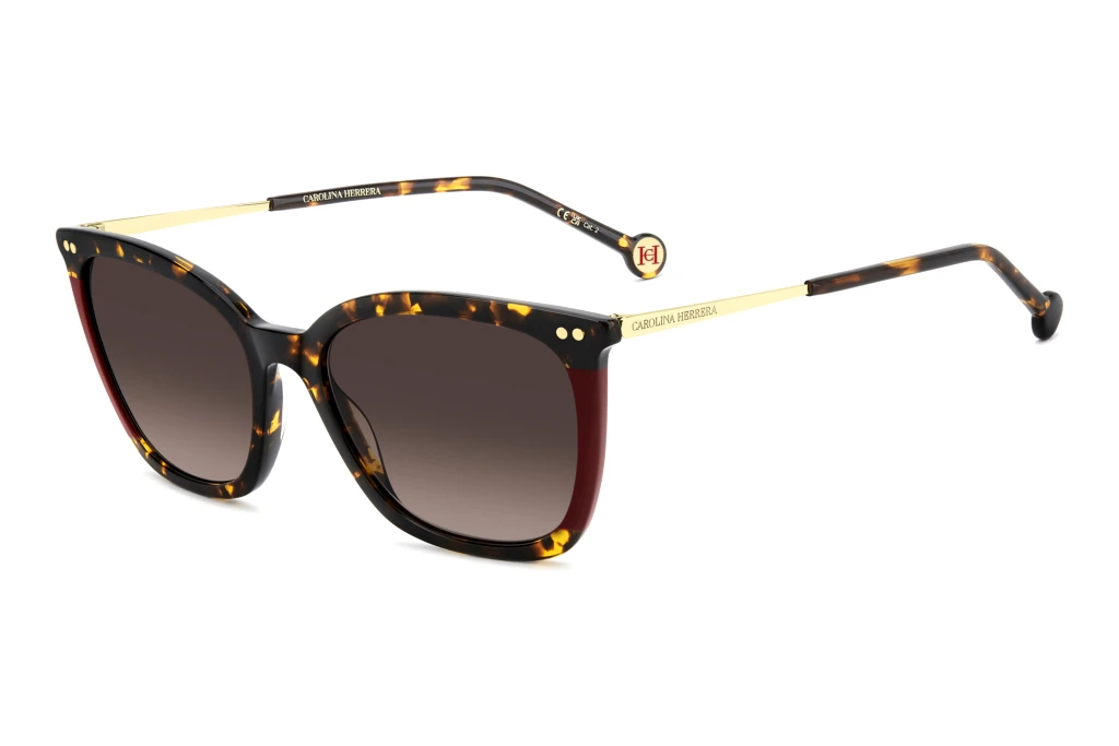 Carolina Herrera HER 0344/S 65T/HA BROWN SHADEDHAVANNA Carolina Herrera HER 0344/S 65T/HA BROWN SHADEDHAVANNA