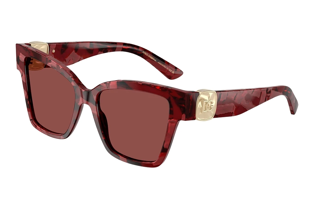 Dolce & Gabbana DG4470 346375 Dark VioletPearl Havana Red Dolce & Gabbana DG4470 346375 Dark VioletPearl Havana Red