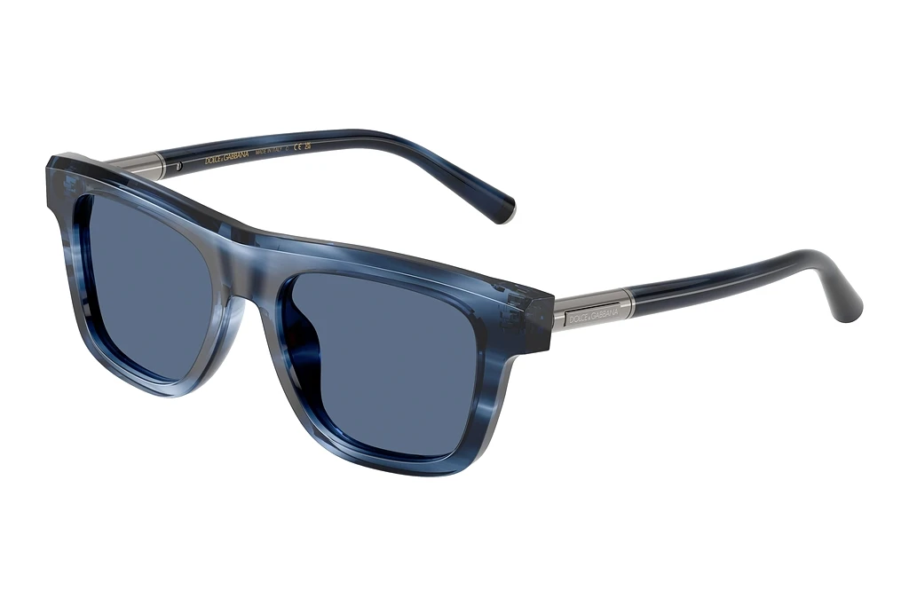 Dolce & Gabbana DG4521 344880 Dark BlueStriped Blue Dolce & Gabbana DG4521 344880 Dark BlueStriped Blue