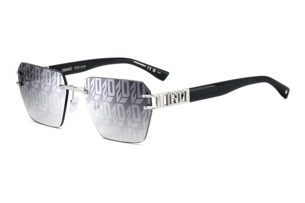 Dsquared2 D2 0173/S 010/MD GREY TOP LINEAR MIRROR SILVERGRAU Dsquared2 D2 0173/S 010/MD GREY TOP LINEAR MIRROR SILVERGRAU