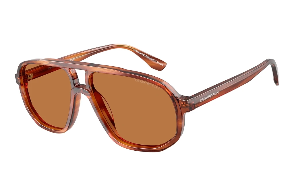 Emporio Armani EA4263U 632973 BrownStriped Dark Brown Emporio Armani EA4263U 632973 BrownStriped Dark Brown