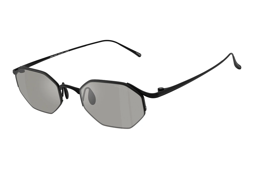 Giorgio Armani AR6171T 34046G Light Grey Mirror SilverMatte Black Giorgio Armani AR6171T 34046G Light Grey Mirror SilverMatte Black