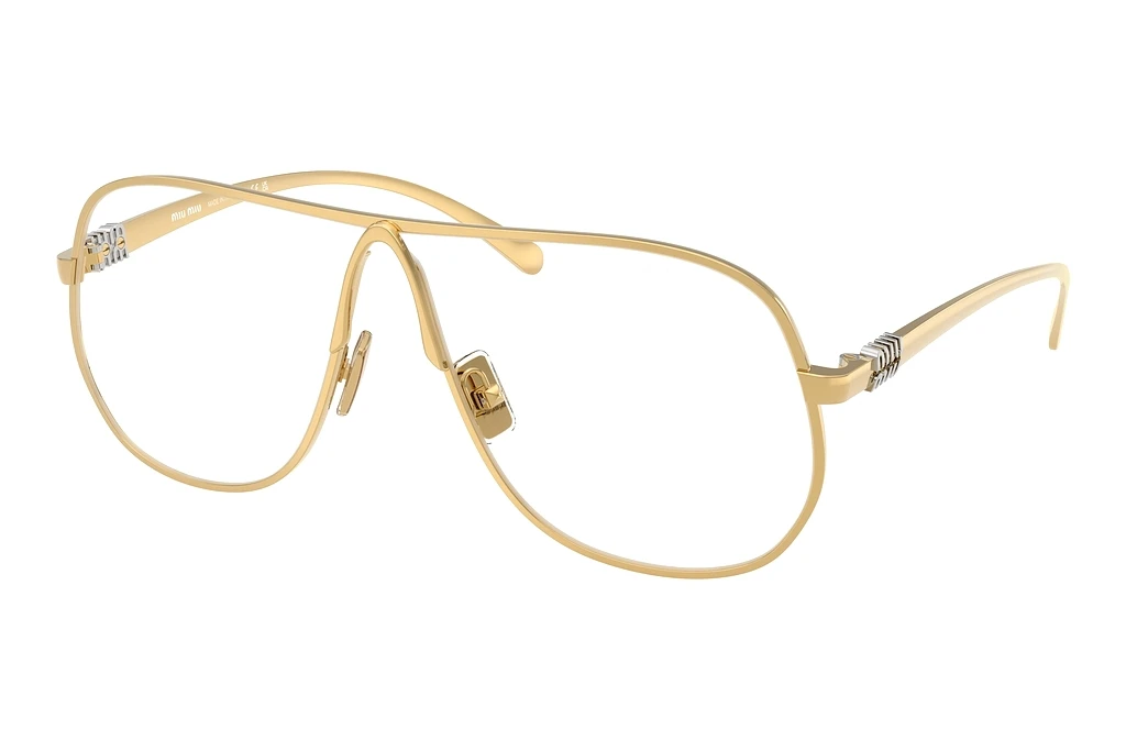 Miu Miu MU A56S 5AK08N Clear Blue-Violet Light FilterGold Miu Miu MU A56S 5AK08N Clear Blue-Violet Light FilterGold