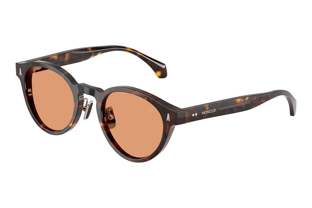 Moncler ME6017D 3002/7 Brown SolidShiny Havana Moncler ME6017D 3002/7 Brown SolidShiny Havana