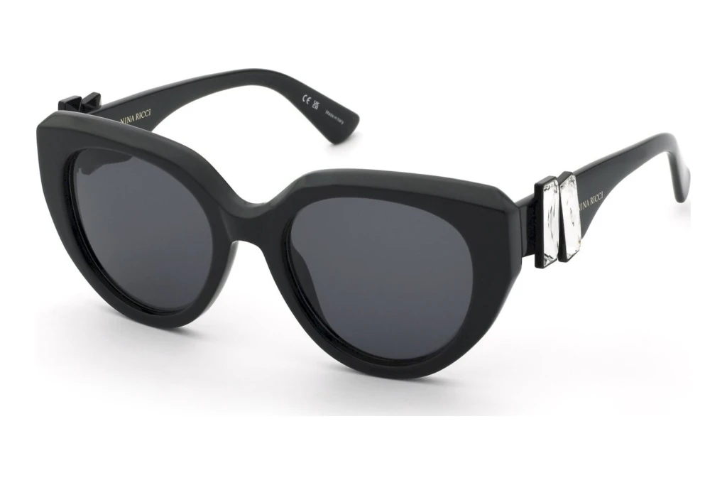 Nina Ricci SNR404V 700Y SMOKESHINY BLACK Nina Ricci SNR404V 700Y SMOKESHINY BLACK