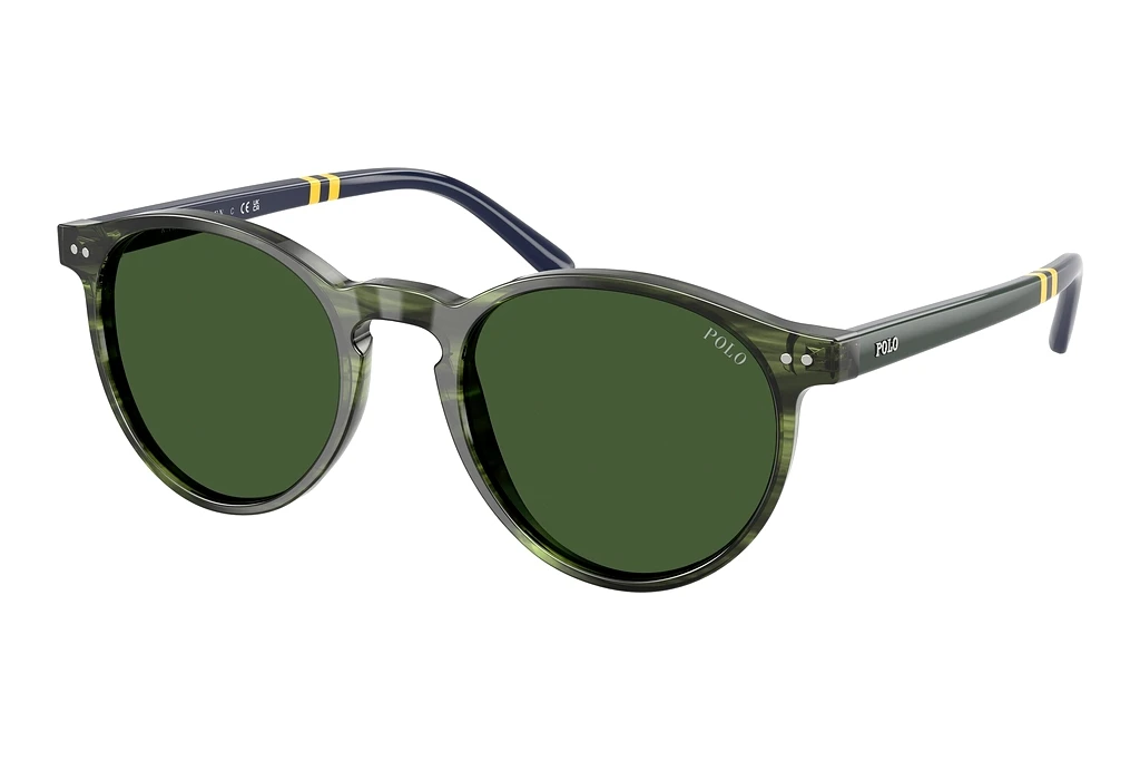 Polo PH4236 631671 Bottle GreenStriped Green Havana Polo PH4236 631671 Bottle GreenStriped Green Havana