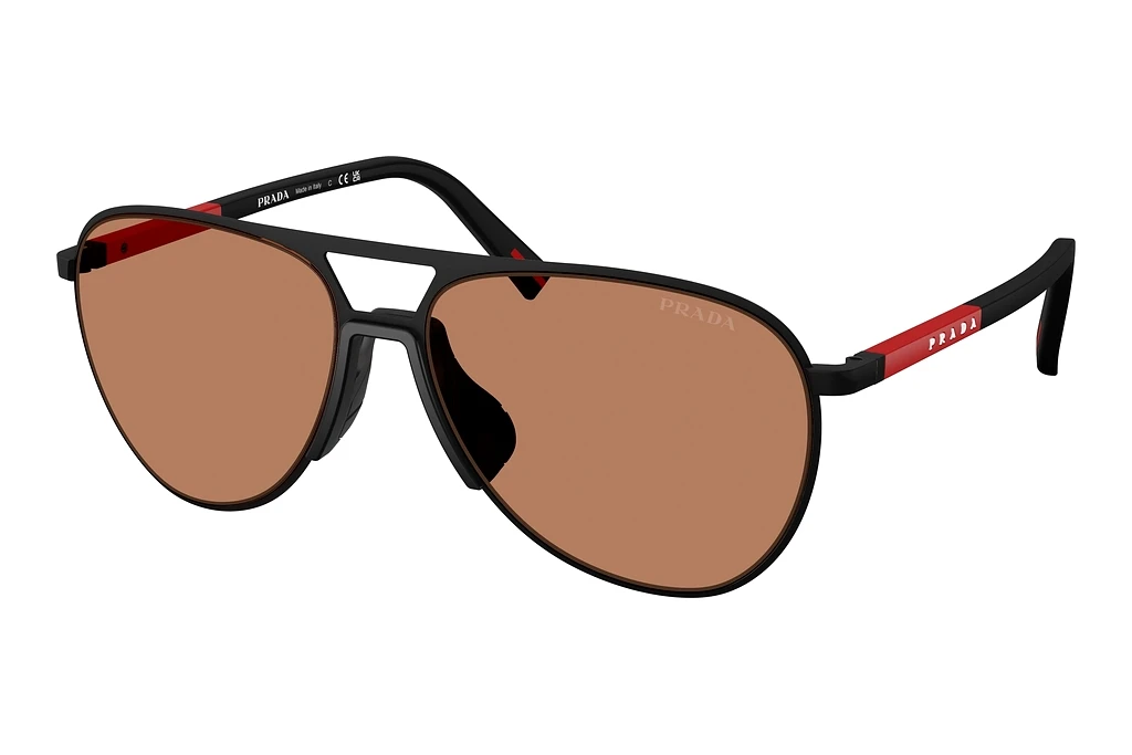 Prada Linea Rossa PS 53ZS DG020D BrownBlack Rubbered Prada Linea Rossa PS 53ZS DG020D BrownBlack Rubbered