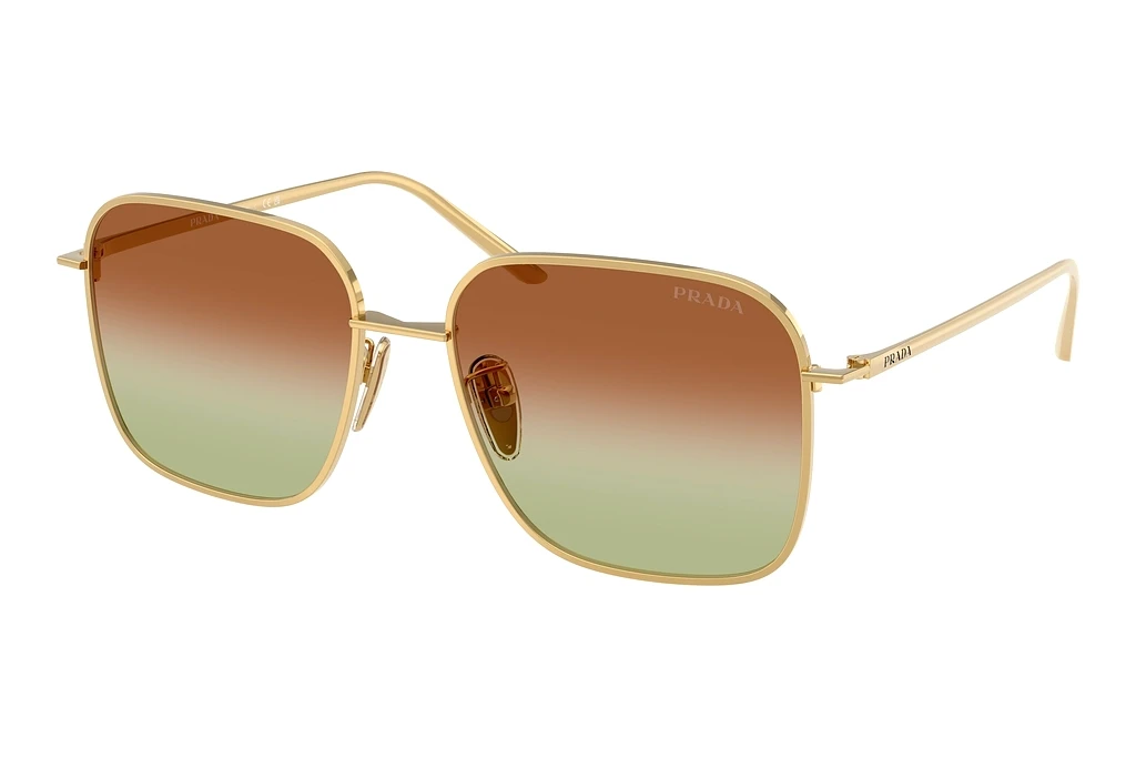 Prada PR C54SD 5AK70T Green/BrownGold Prada PR C54SD 5AK70T Green/BrownGold