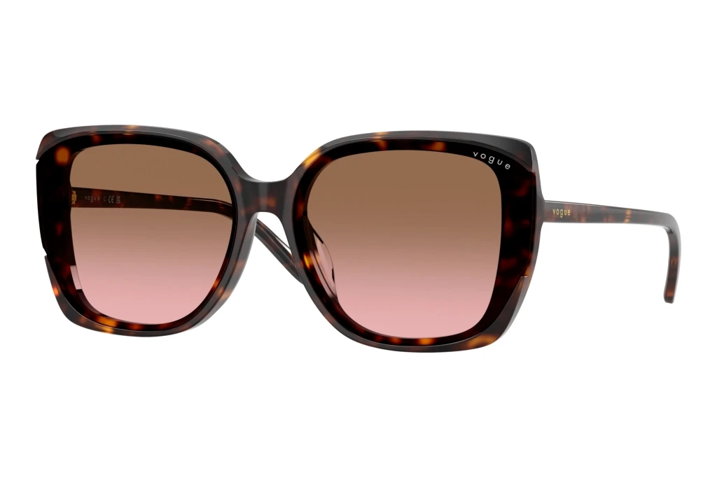 Vogue Eyewear VO5684SD W65614 Pink Gradient BrownDark Havana Vogue Eyewear VO5684SD W65614 Pink Gradient BrownDark Havana