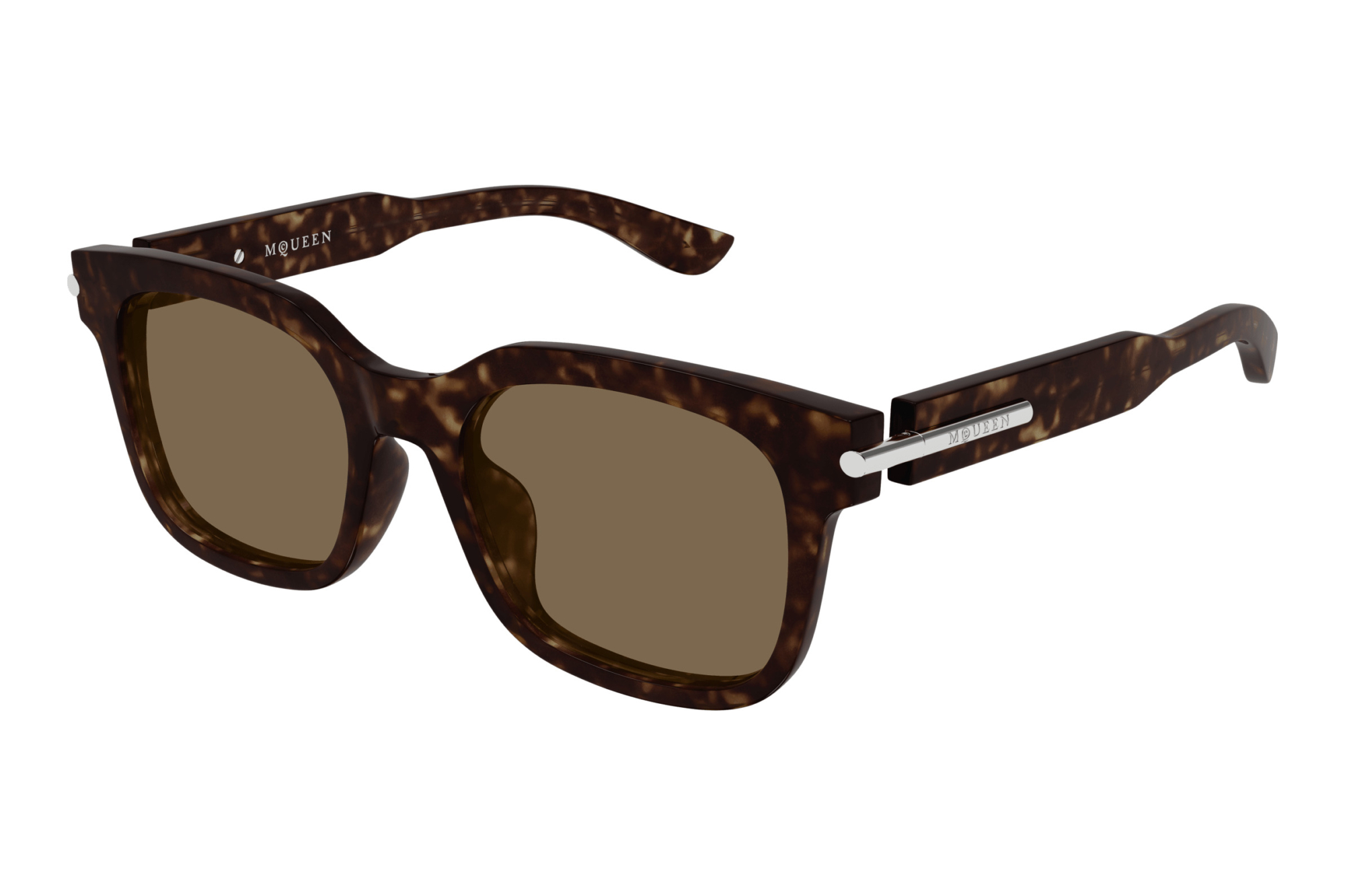 Alexander McQueen AM0496SA 002 HAVANA Alexander McQueen AM0496SA 002 HAVANA