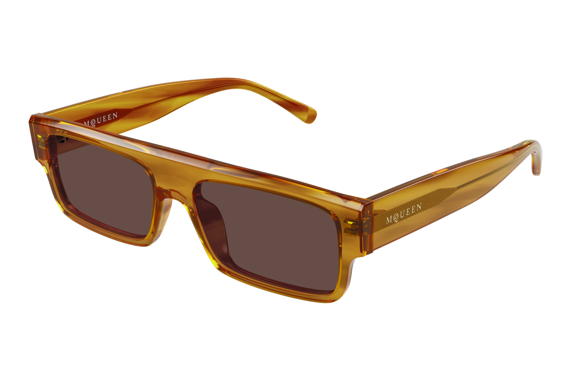 Alexander McQueen AM0580S 003 HAVANA Alexander McQueen AM0580S 003 HAVANA