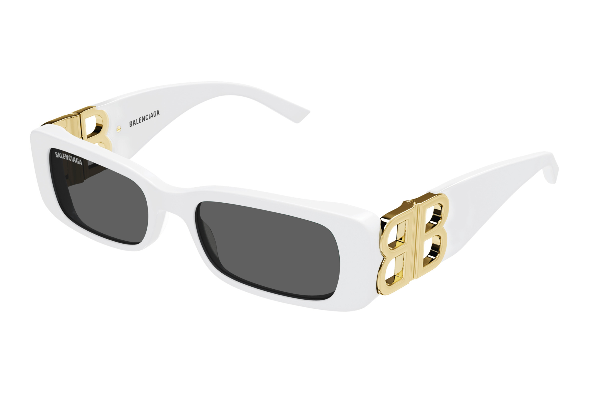 Balenciaga BB0096S 011 WHITE Balenciaga BB0096S 011 WHITE