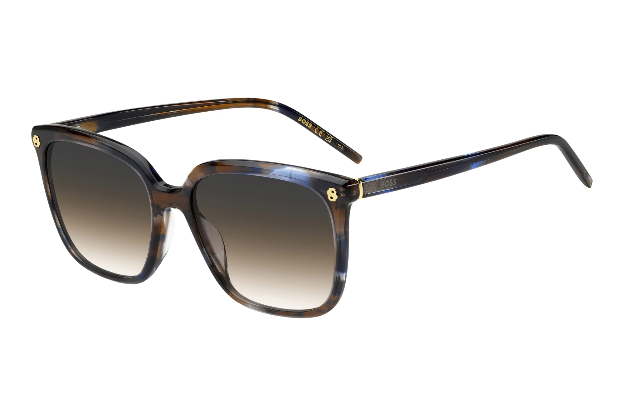 Boss BOSS 2016/G/S X8Q/PR GREY SHADED BROWNBROWN BLUE HAVANA Boss BOSS 2016/G/S X8Q/PR GREY SHADED BROWNBROWN BLUE HAVANA