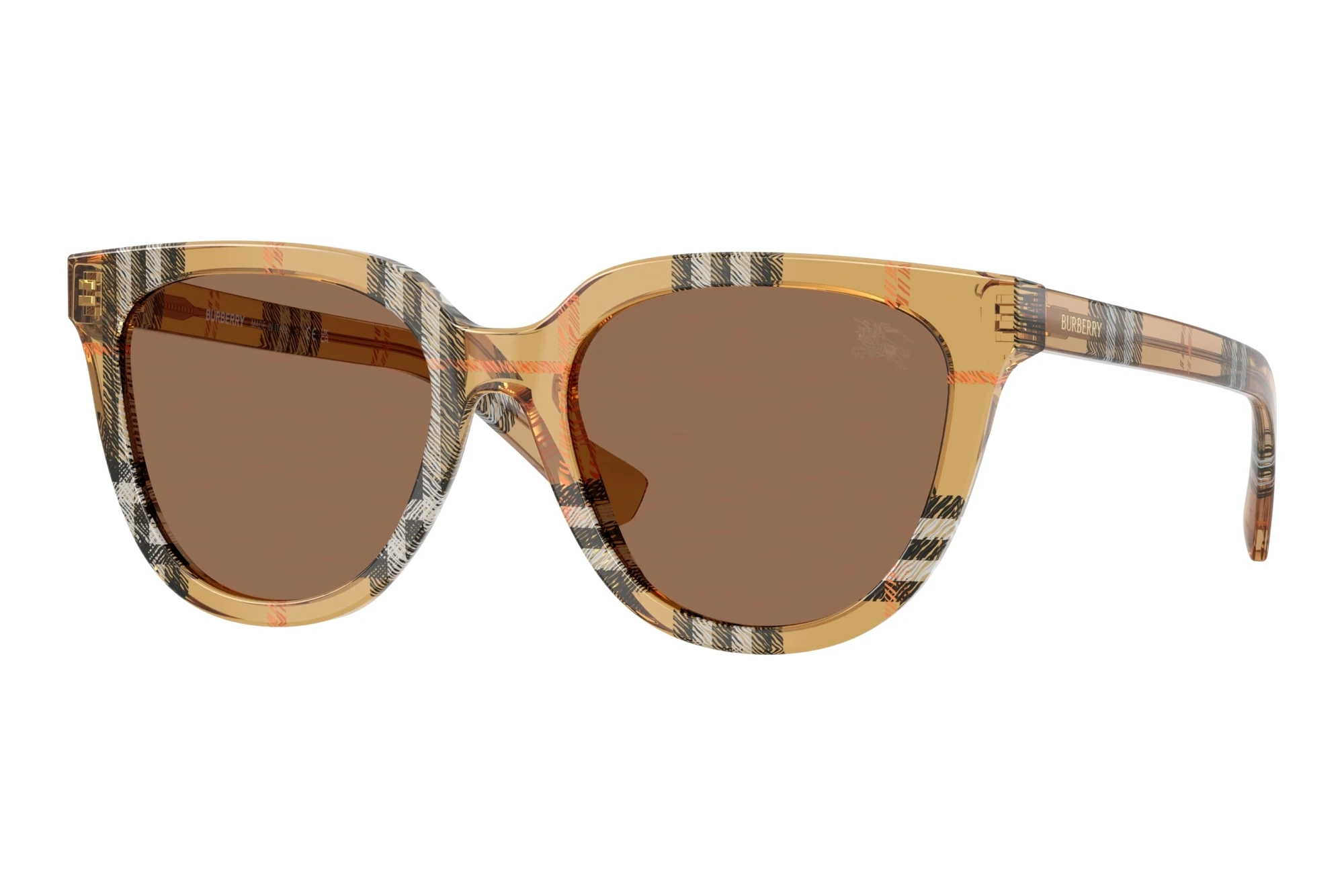 Burberry BE4469 416373 Dark BrownCheck Sand Burberry BE4469 416373 Dark BrownCheck Sand