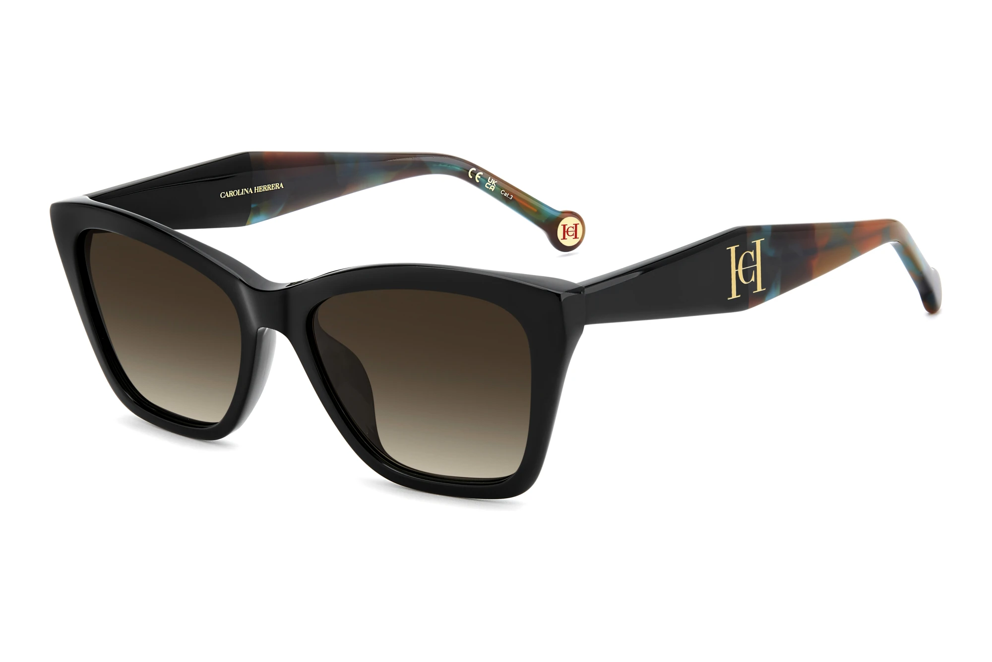Carolina Herrera HER 0417/G/S 807/HA BROWN SHADEDBLACK Carolina Herrera HER 0417/G/S 807/HA BROWN SHADEDBLACK