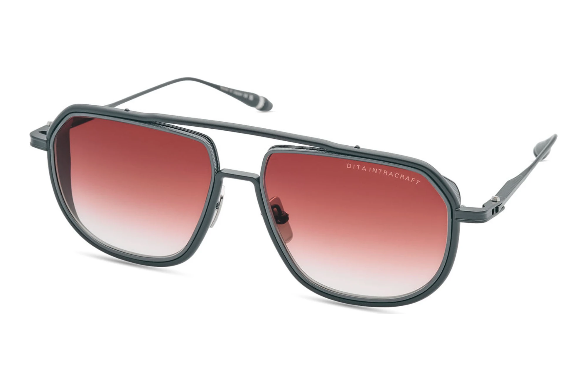 DITA DTS-165 02A BURGANDY TO CLEAR GRADIENTMATTE BLACK - BLACK IRON DITA DTS-165 02A BURGANDY TO CLEAR GRADIENTMATTE BLACK - BLACK IRON