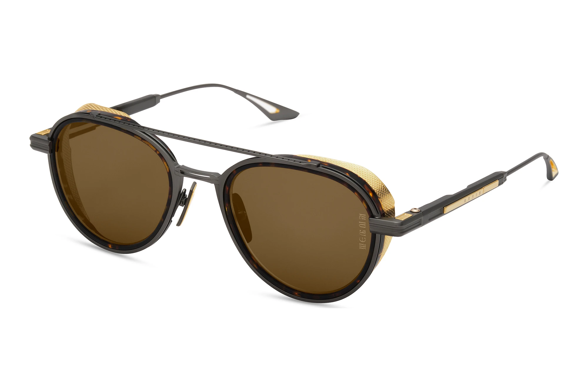 DITA-EPILUXURY DES-004 08 DARK BROWN - BLACK FLASH MIRROR - ARBLACK IRON - TORTOISE - YELLOW GOLD DITA-EPILUXURY DES-004 08 DARK BROWN - BLACK FLASH MIRROR - ARBLACK IRON - TORTOISE - YELLOW GOLD