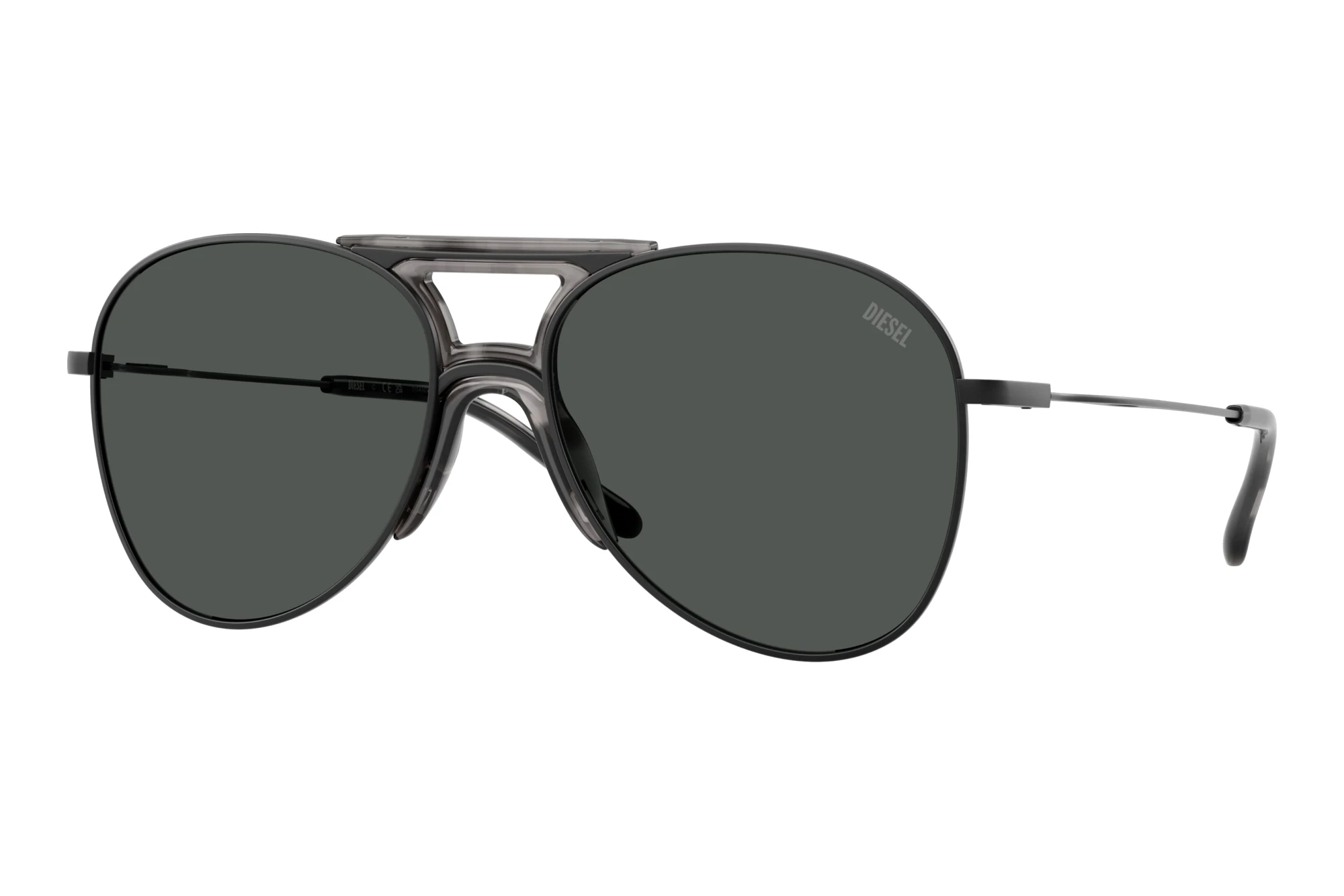 Diesel DL1022T 104887 Dark GreyBlack Matte Diesel DL1022T 104887 Dark GreyBlack Matte