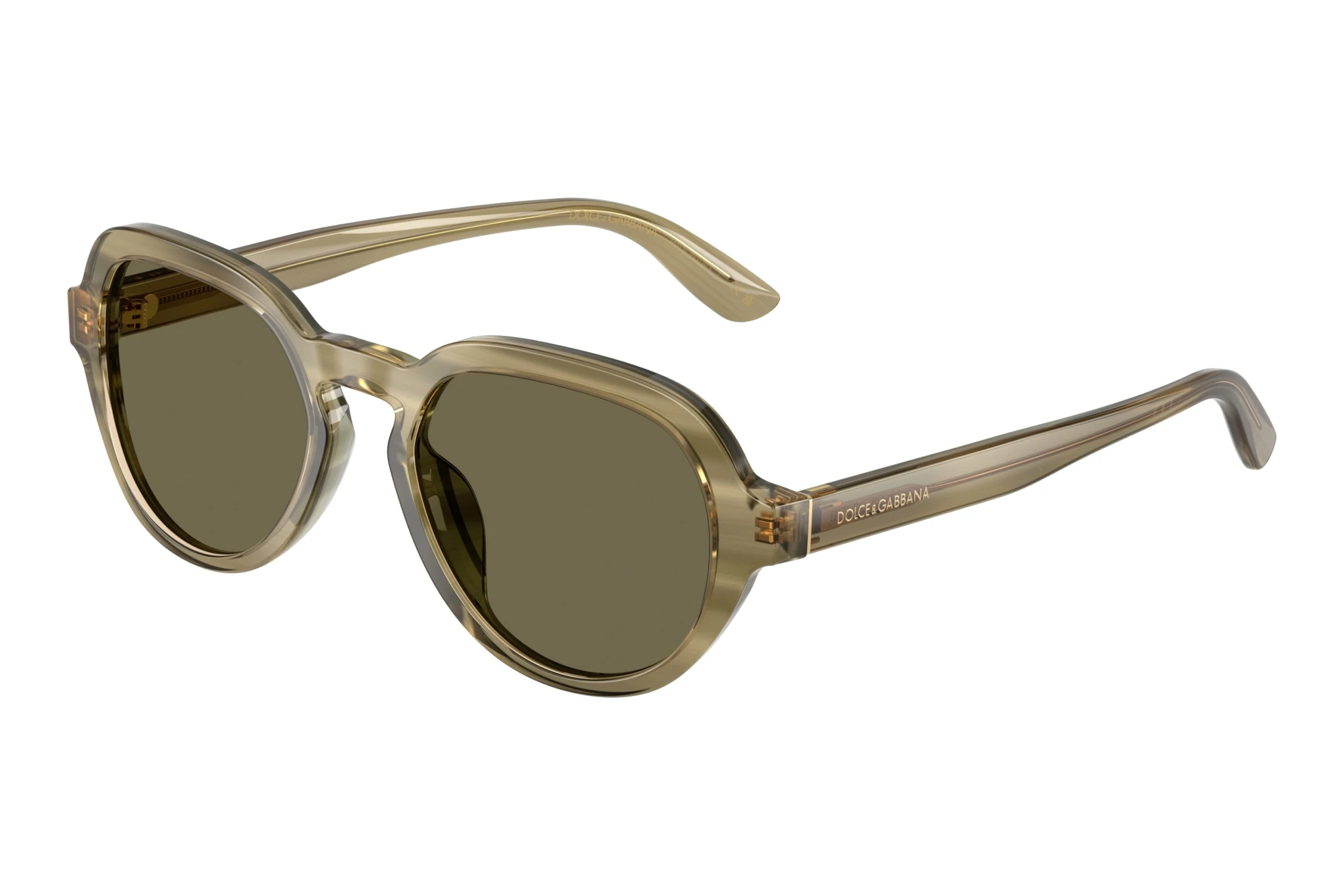 Dolce & Gabbana DG4567 3480/3 BrownTransparent Green On Striped Green Dolce & Gabbana DG4567 3480/3 BrownTransparent Green On Striped Green