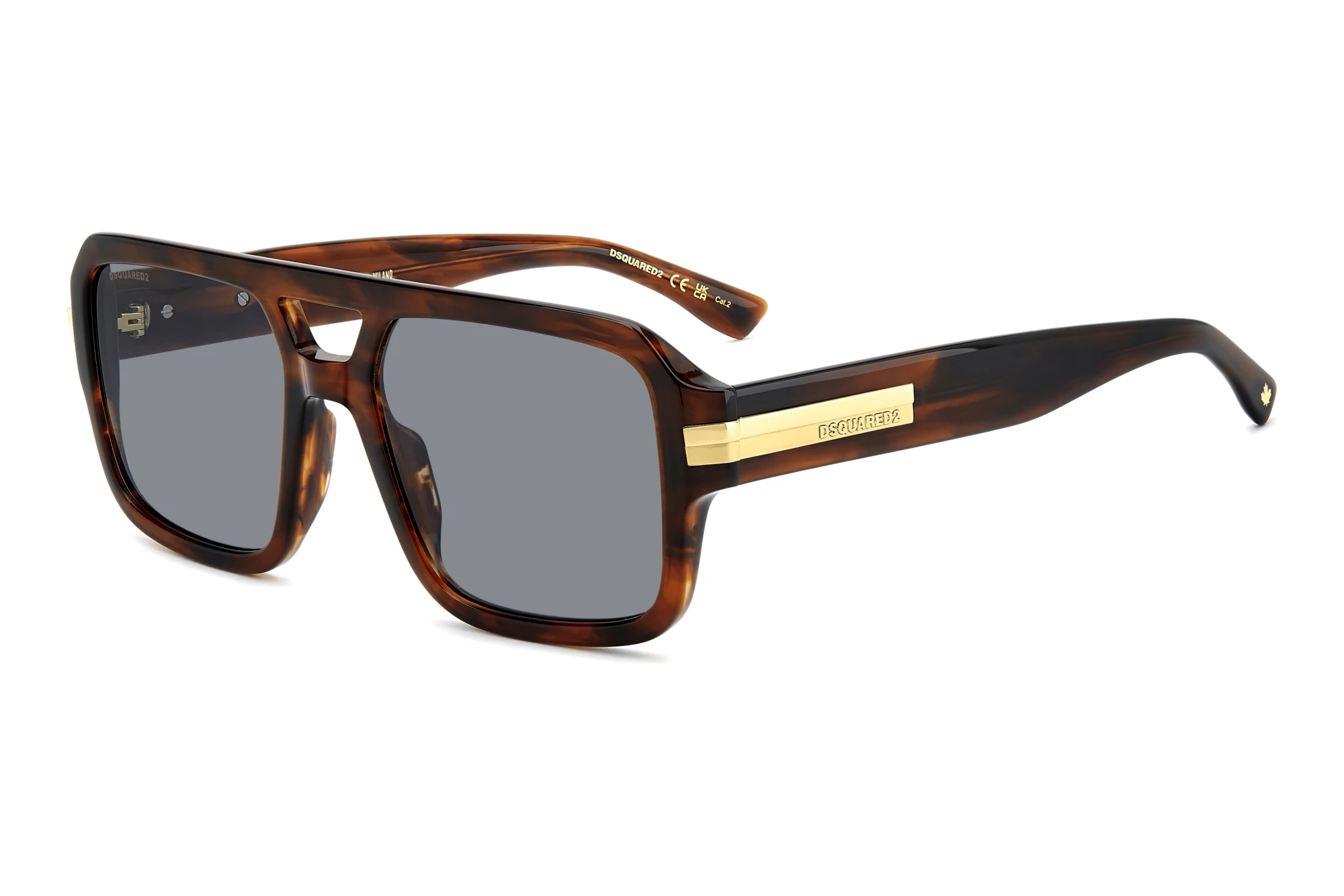 Dsquared2 D2 0197/S EX4/IR GREYBROWN HORN Dsquared2 D2 0197/S EX4/IR GREYBROWN HORN