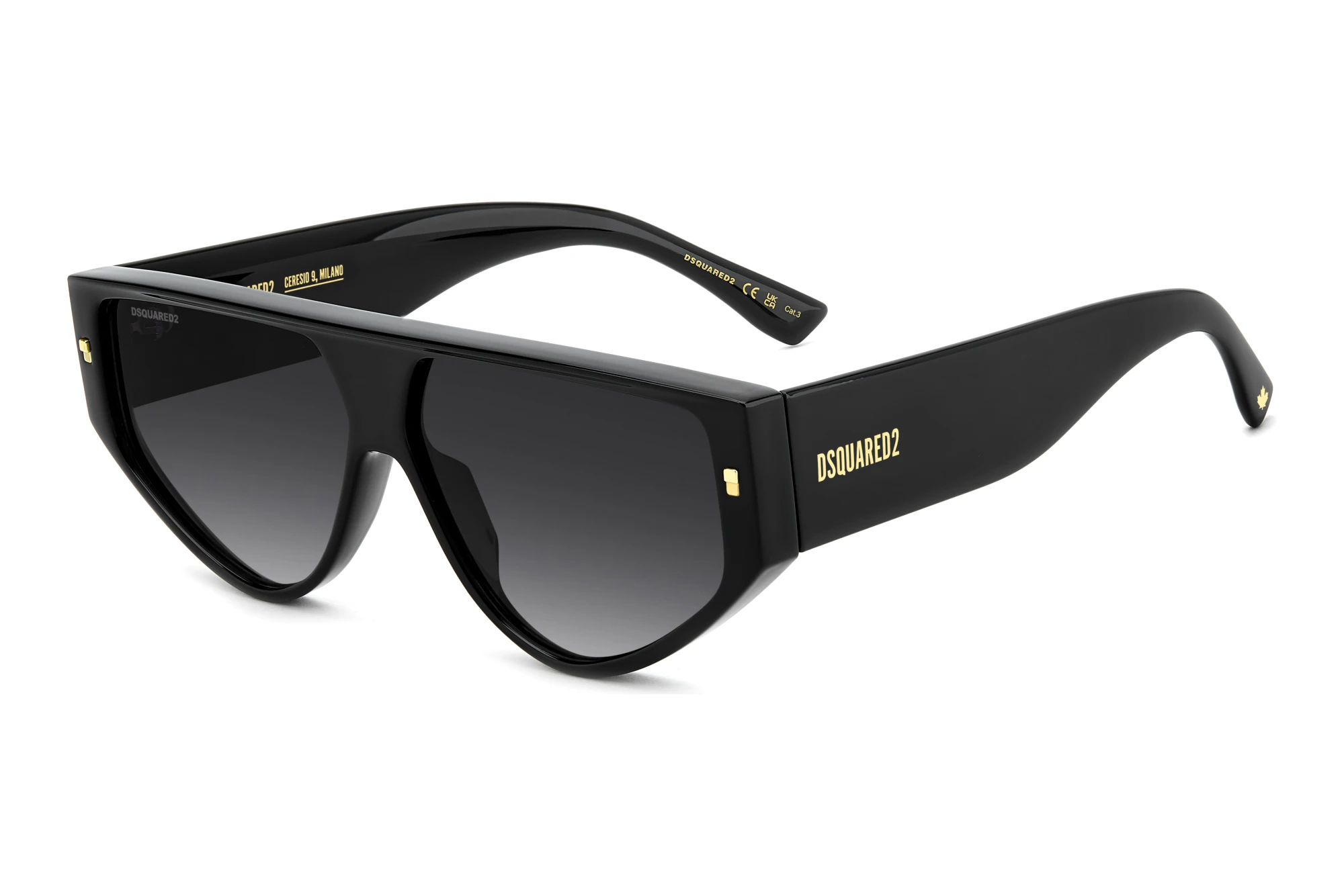 Dsquared2 D2 0201/S 807/9O DARK GREY SHADEDBLACK Dsquared2 D2 0201/S 807/9O DARK GREY SHADEDBLACK