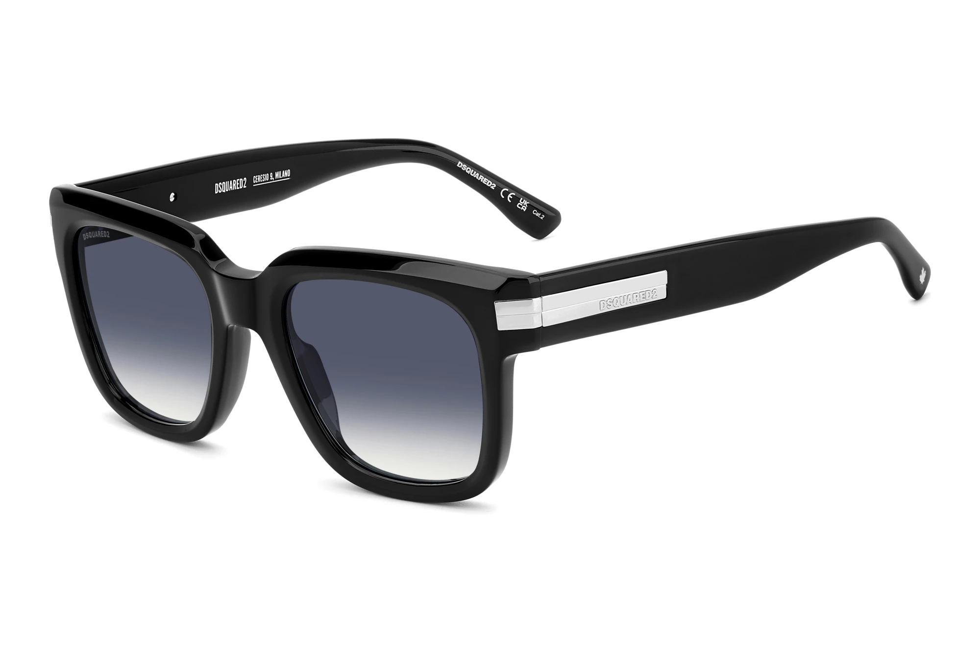 Dsquared2 D2 0219/S 807/08 BLUE SHADEDBLACK Dsquared2 D2 0219/S 807/08 BLUE SHADEDBLACK