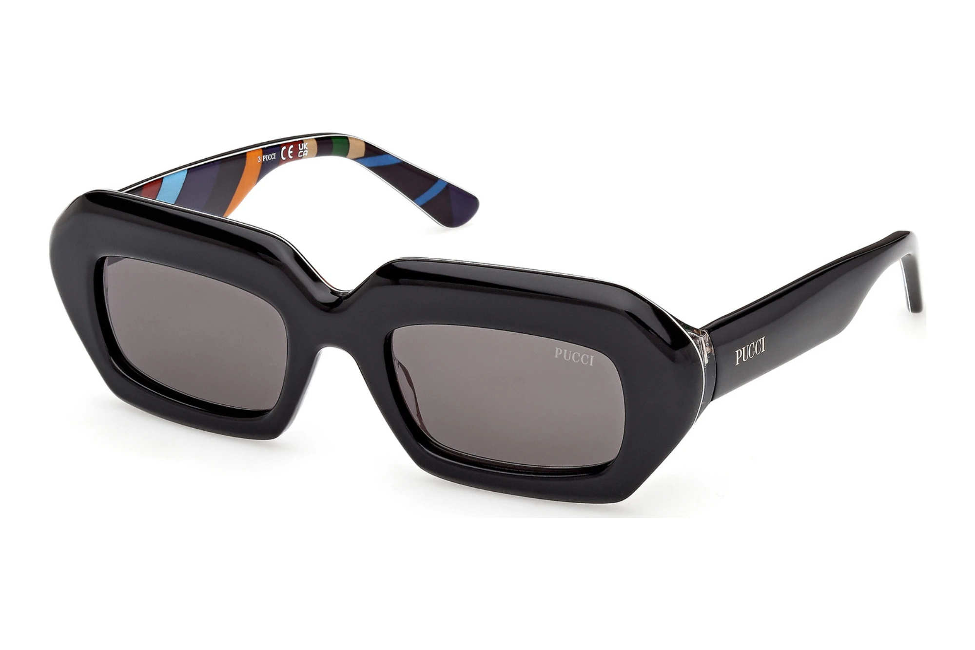 Emilio Pucci EP0245 05A grauSchwarz/Muster Emilio Pucci EP0245 05A grauSchwarz/Muster