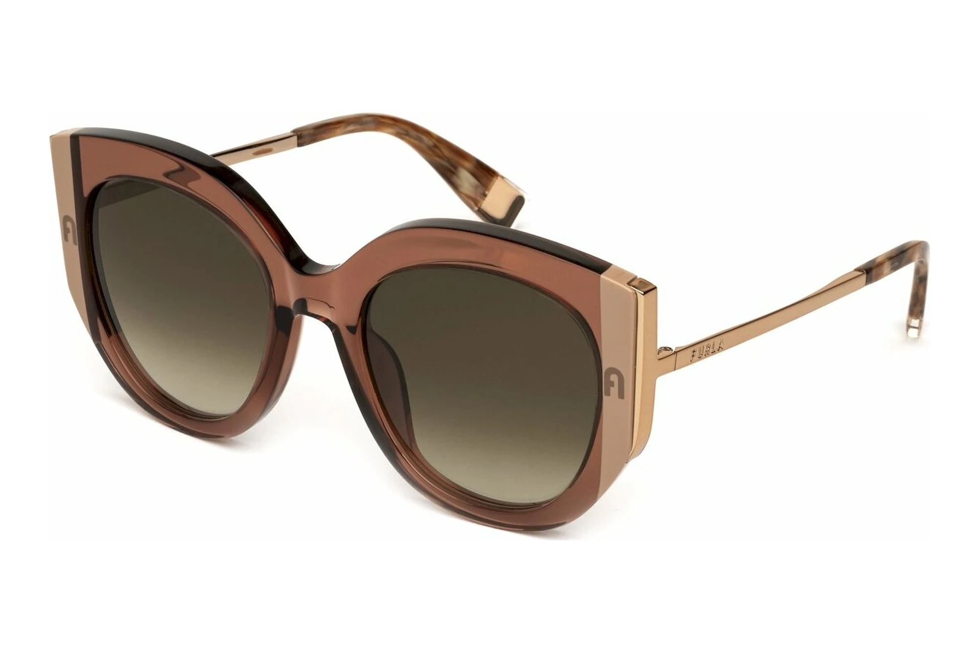 Furla SFU820 0805 BROWN GRADIENTSHINY TRANSP.LIGHT BROWN Furla SFU820 0805 BROWN GRADIENTSHINY TRANSP.LIGHT BROWN