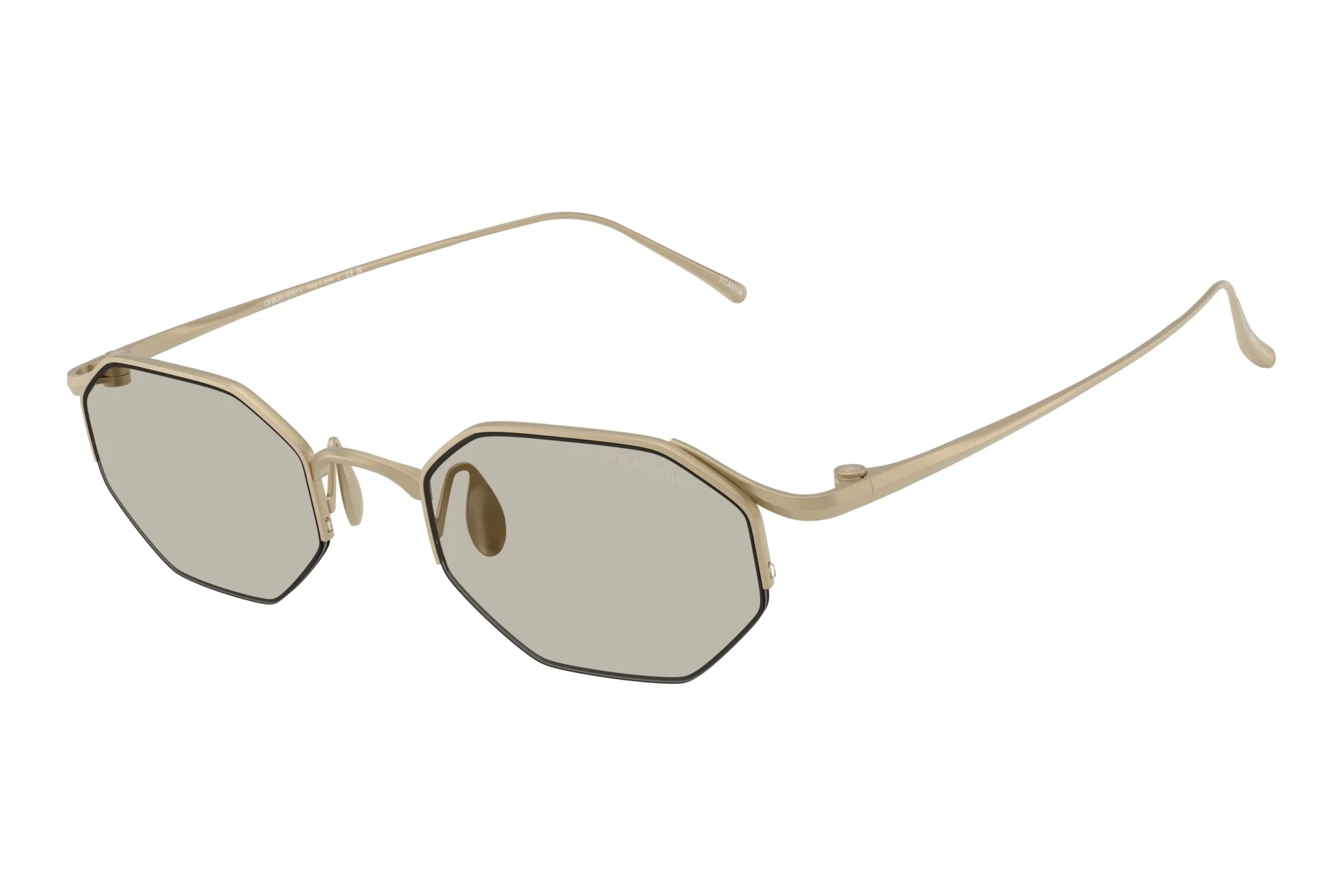 Giorgio Armani AR6171T 3410/3 Light BrownMatte Soft Gold Giorgio Armani AR6171T 3410/3 Light BrownMatte Soft Gold