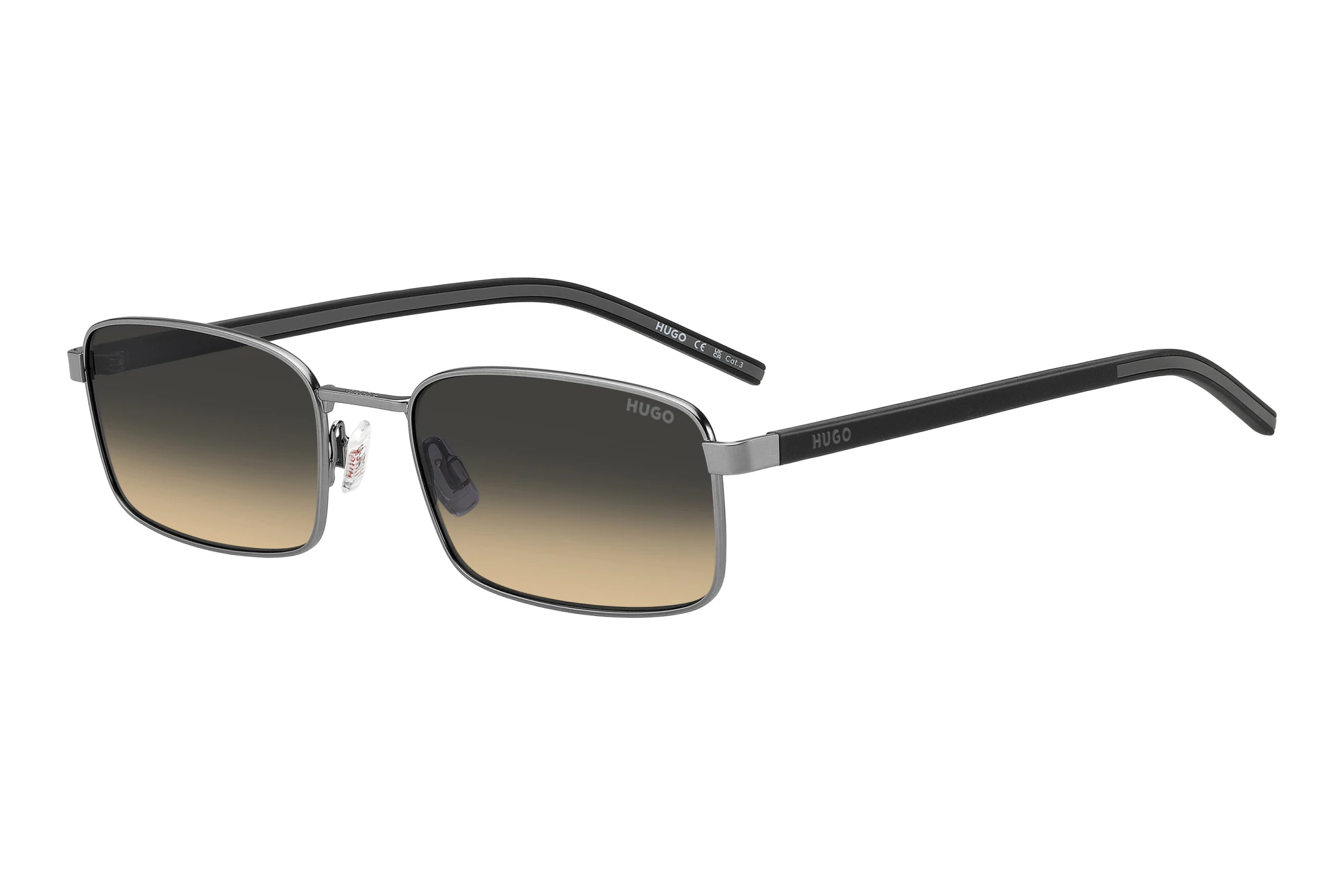 Hugo HG 1434/S R81/GA BROWN SHADED OCHREMATTE RUTHENIUM Hugo HG 1434/S R81/GA BROWN SHADED OCHREMATTE RUTHENIUM
