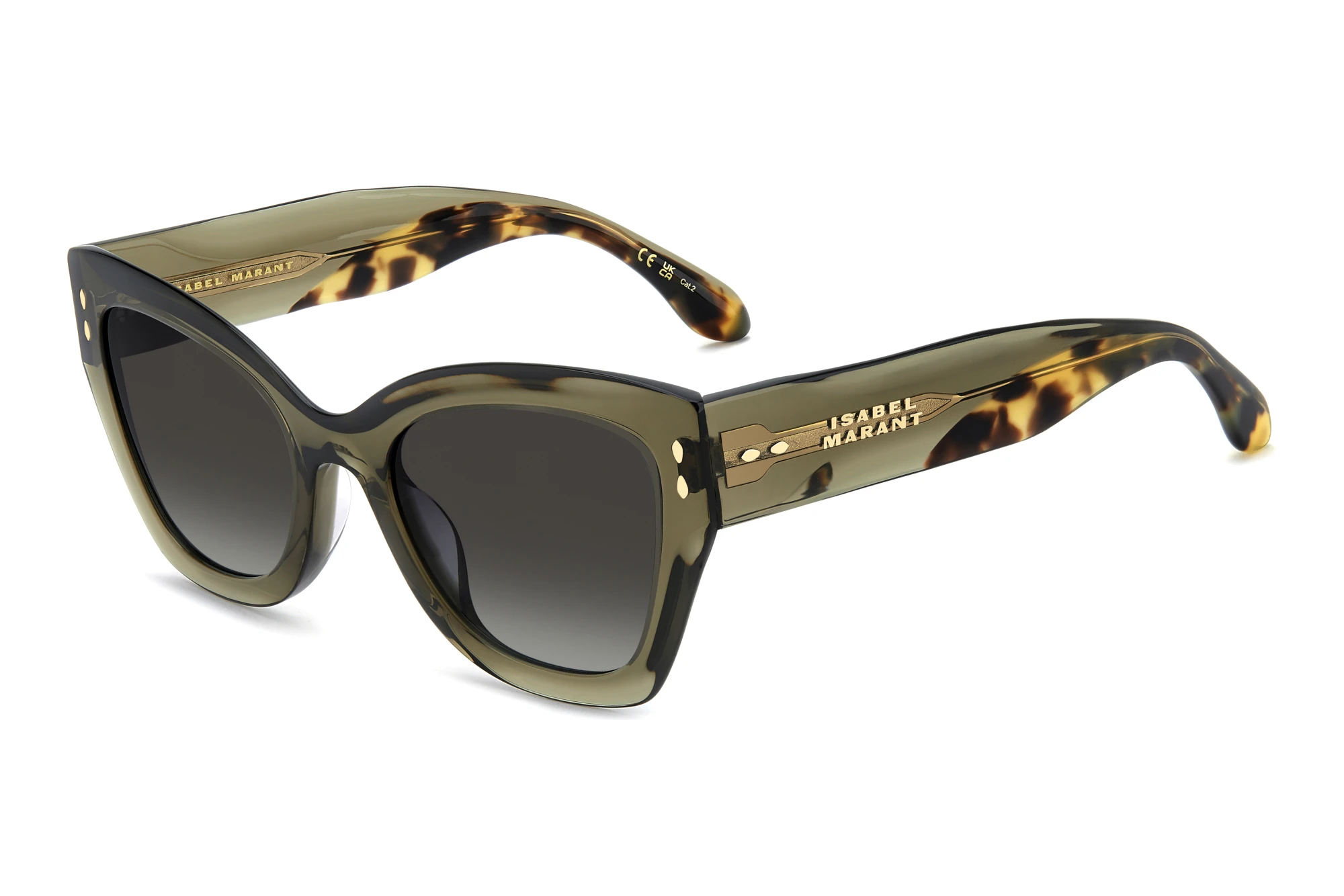 Isabel Marant IM 0286/G/S 1QA/IB GREY SHADED GREENOLIVE HAVANA Isabel Marant IM 0286/G/S 1QA/IB GREY SHADED GREENOLIVE HAVANA