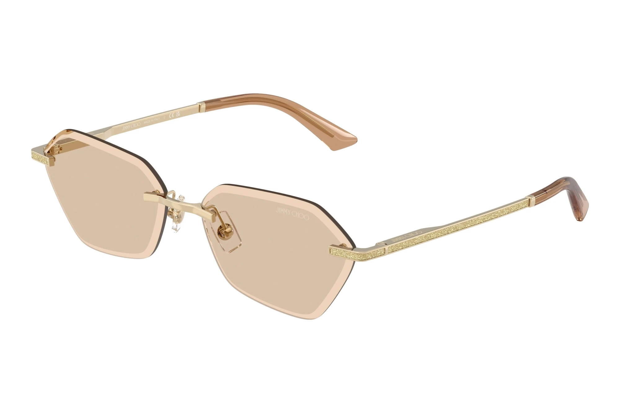 Jimmy Choo JC4022J 300693 Light BrownPale Gold Jimmy Choo JC4022J 300693 Light BrownPale Gold