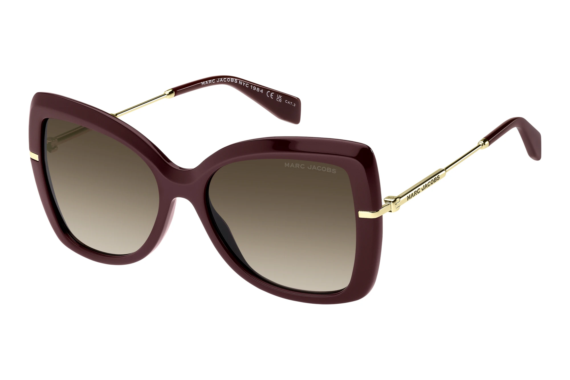 Marc Jacobs MARC 881/S LHF/HA BROWN SHADEDBURGUNDY 2 Marc Jacobs MARC 881/S LHF/HA BROWN SHADEDBURGUNDY 2