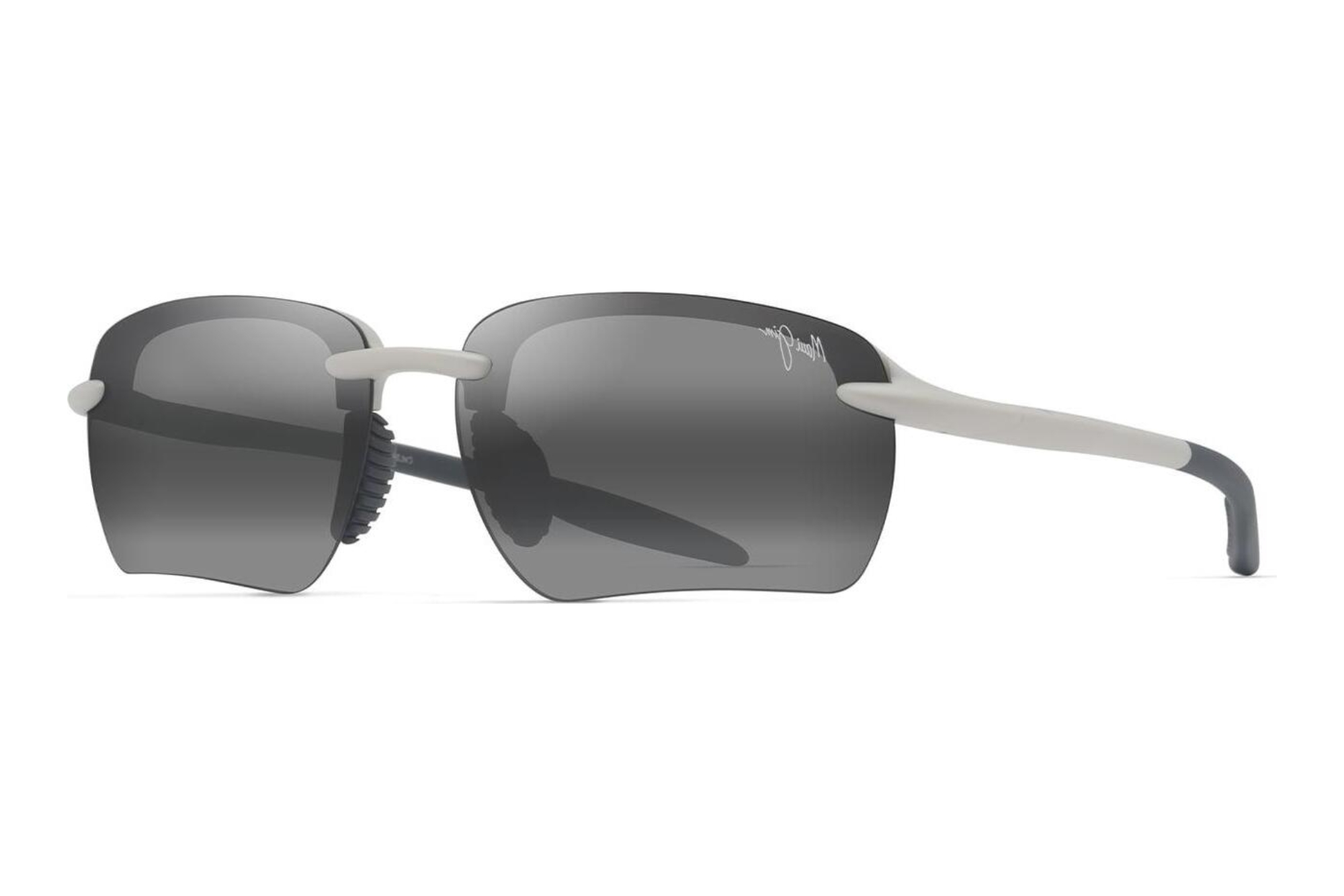 Maui Jim Hookipa Ultra G AF 337-05 Neutral GreyMetal Matte White Maui Jim Hookipa Ultra G AF 337-05 Neutral GreyMetal Matte White